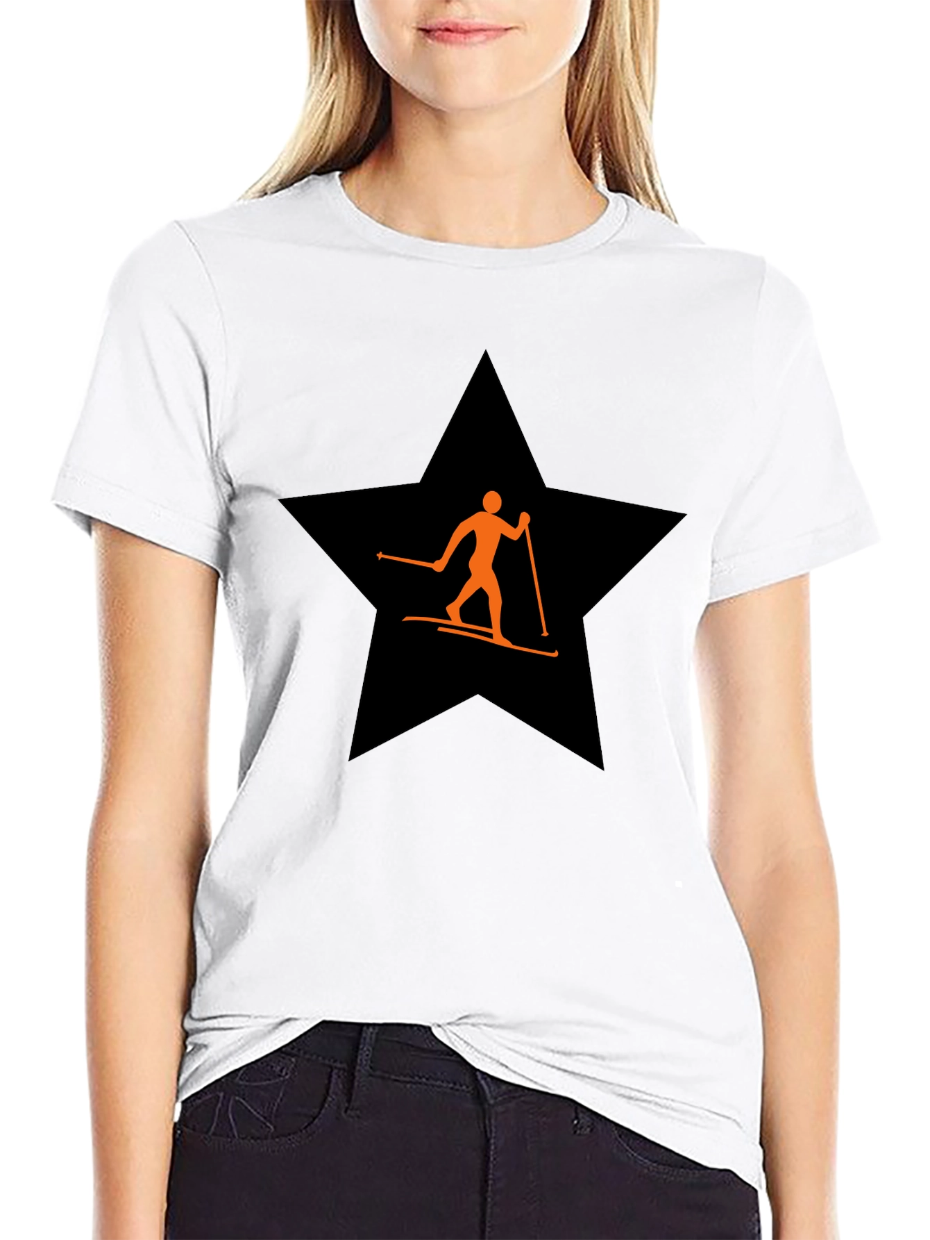 Ski Star T-Shirt - Cool Graphic Tee