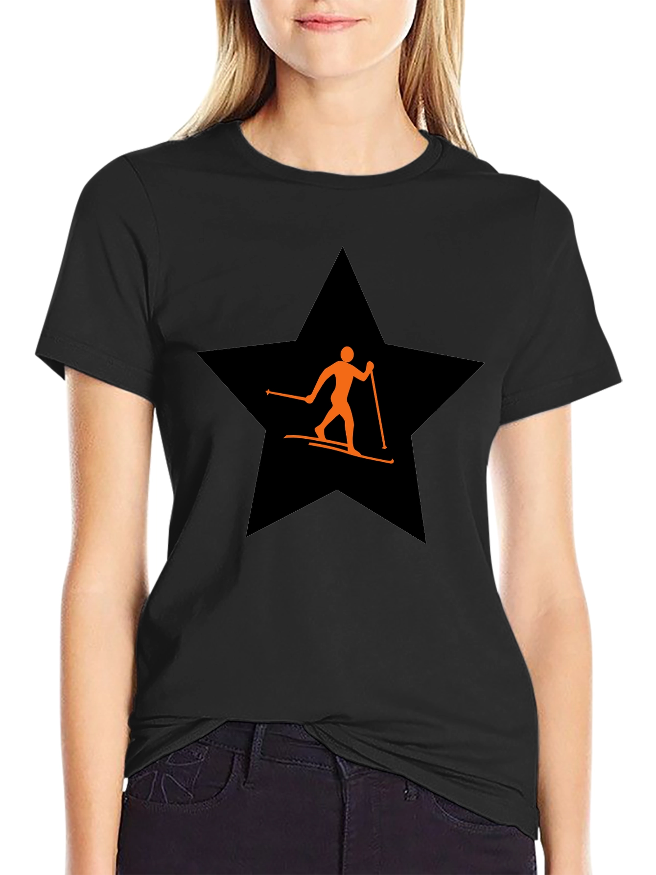 Ski Star T-Shirt - Cool Graphic Tee