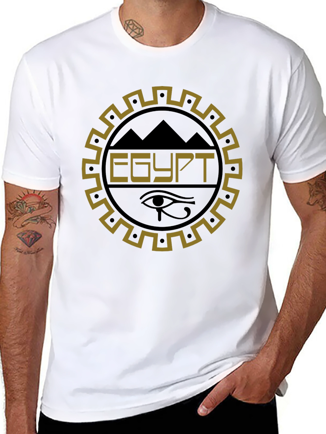 Egypt Graphic Print Mens T-Shirt