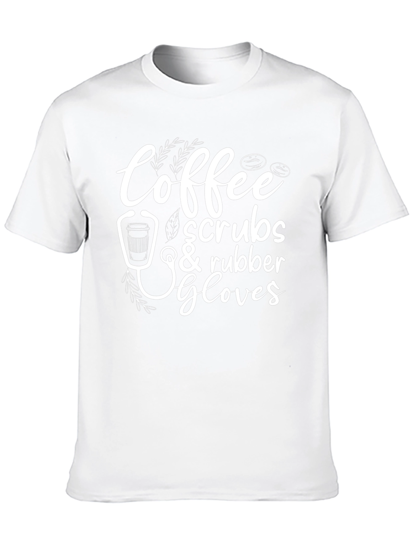 Coffee Scrubs Rubber Gloves T-Shirt