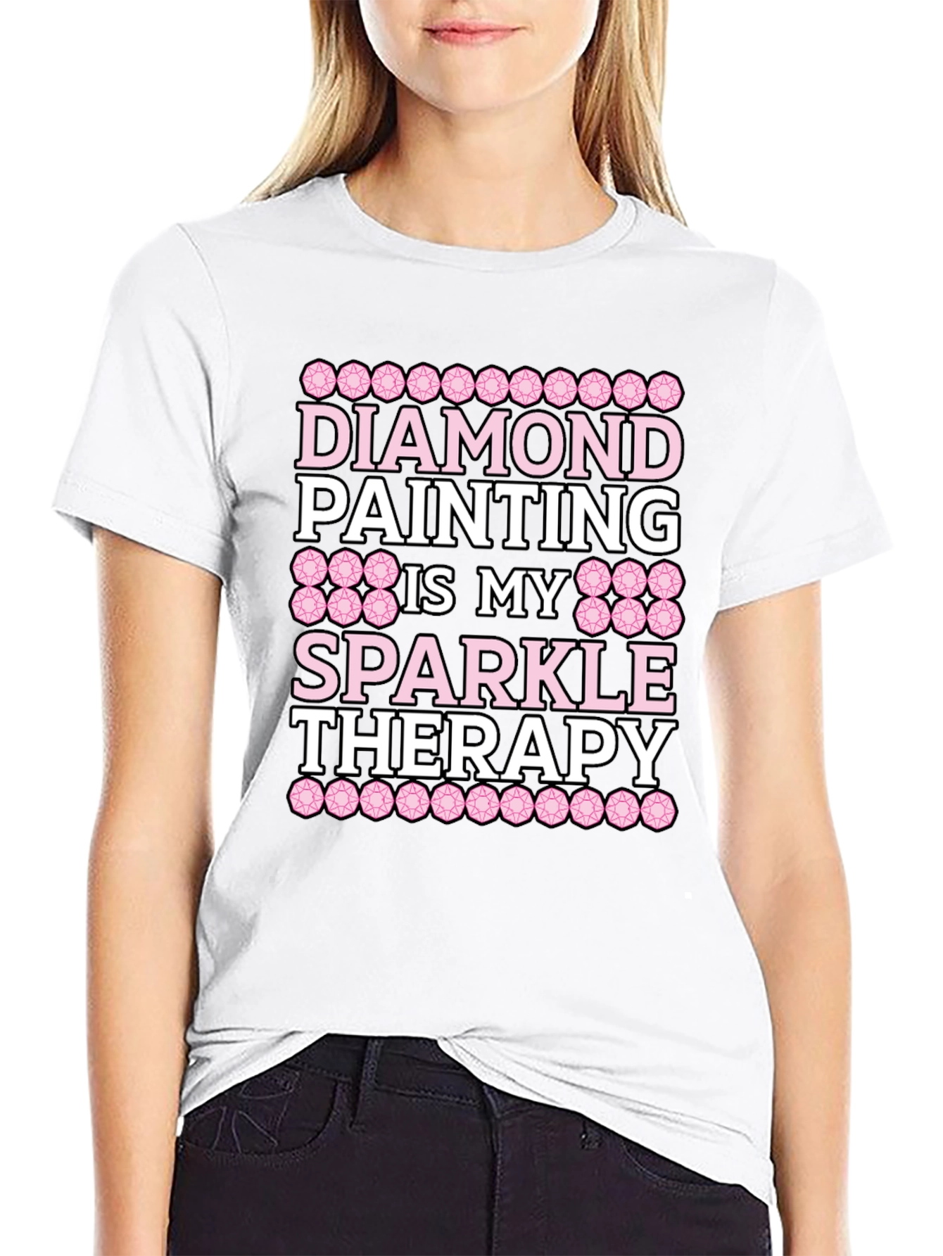 Diamond Painting Sparkle Therapy T-Shirt