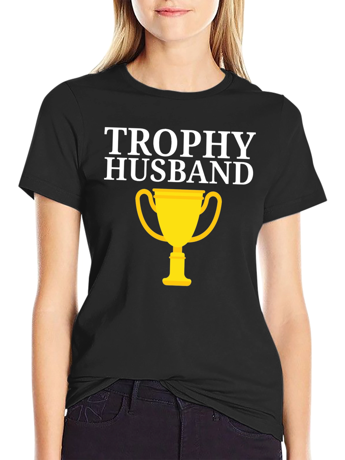 Trophy Husband Graphic Tee - Funny Husband Gift