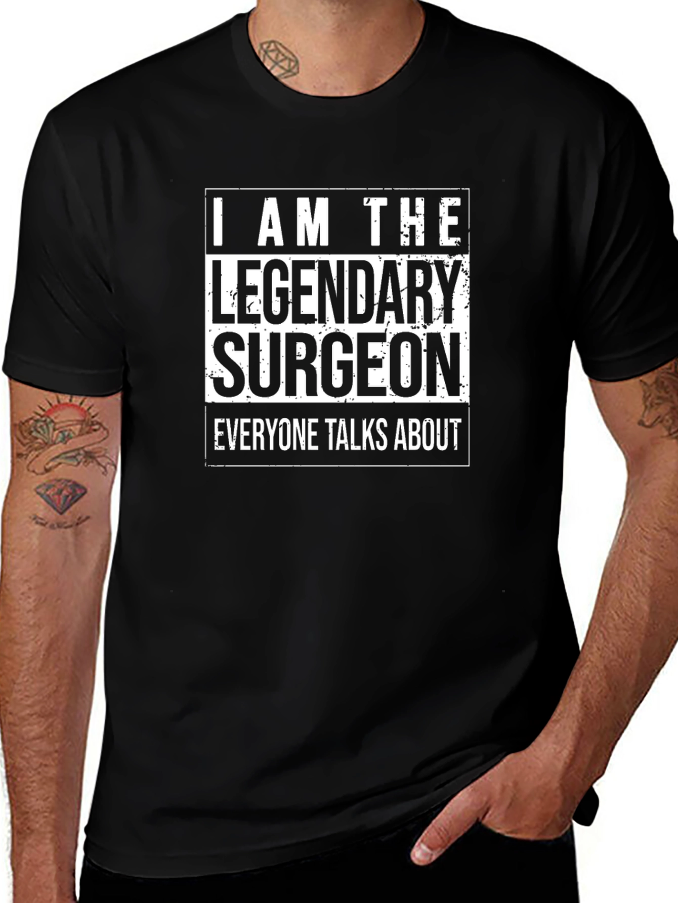 Legendary Surgeon Graphic Tee - Black
