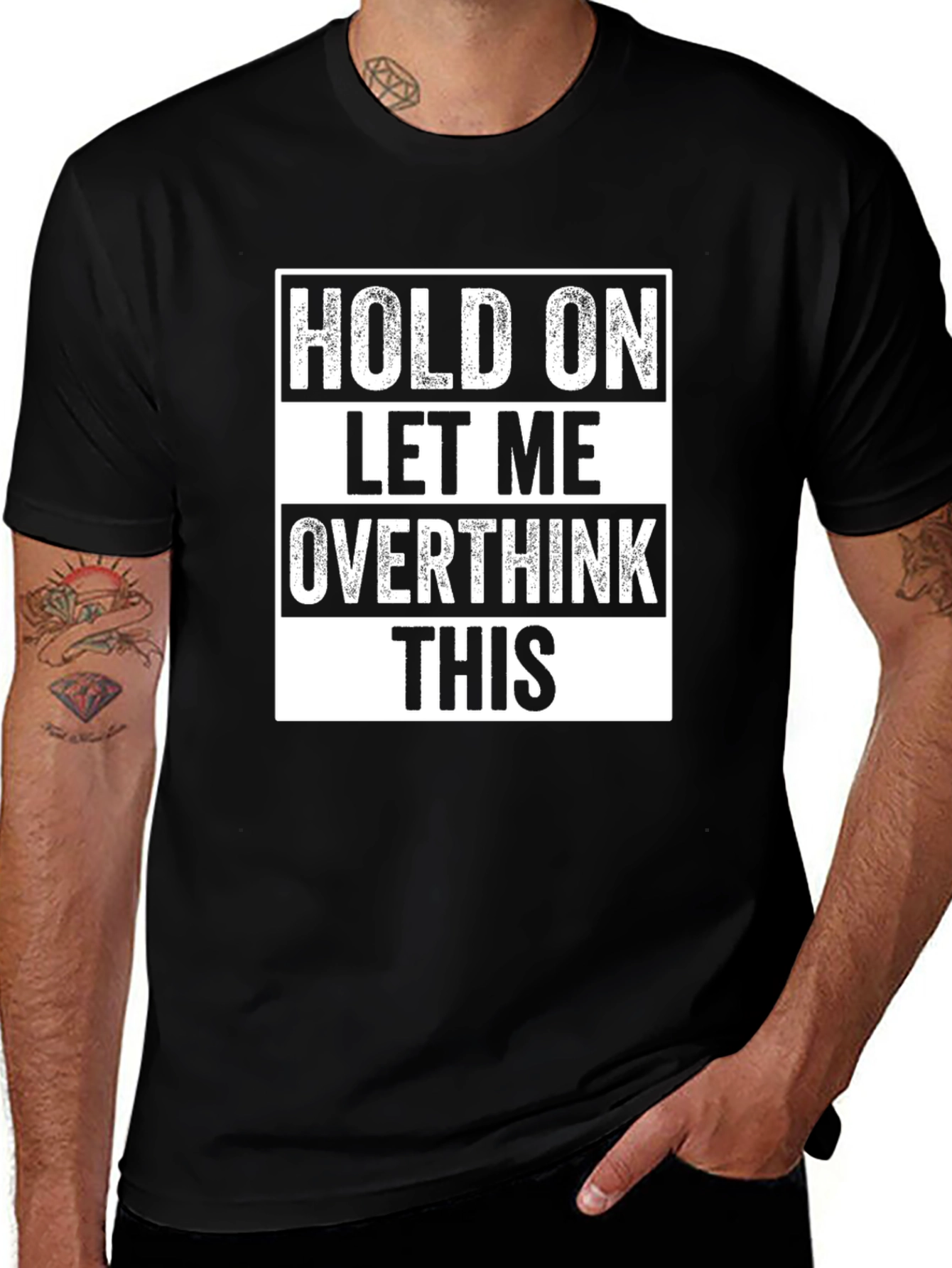 Overthink This Black T-Shirt