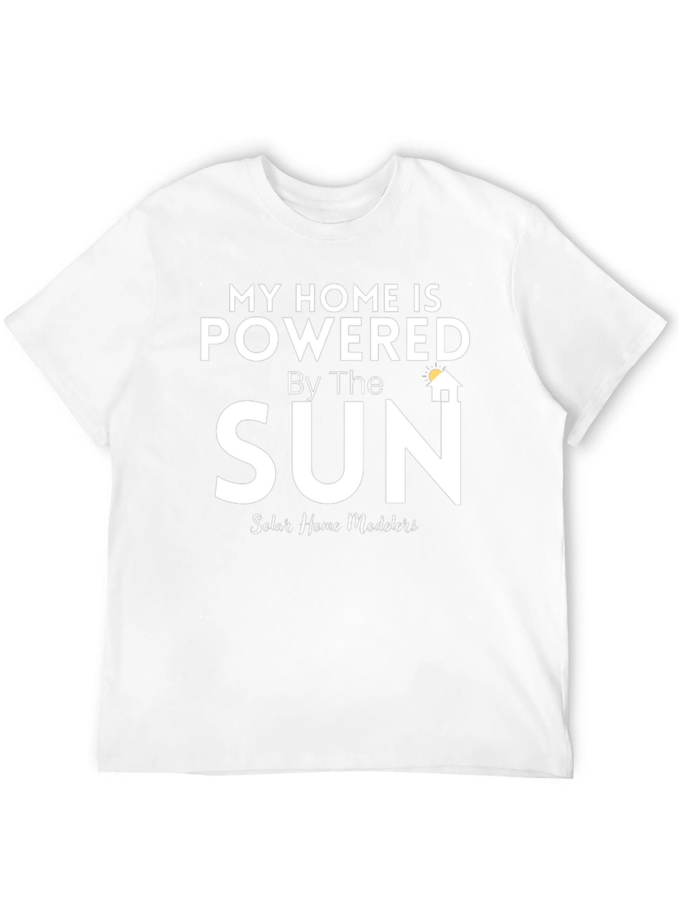 Solar Powered Home T-Shirt - Eco-Friendly Apparel