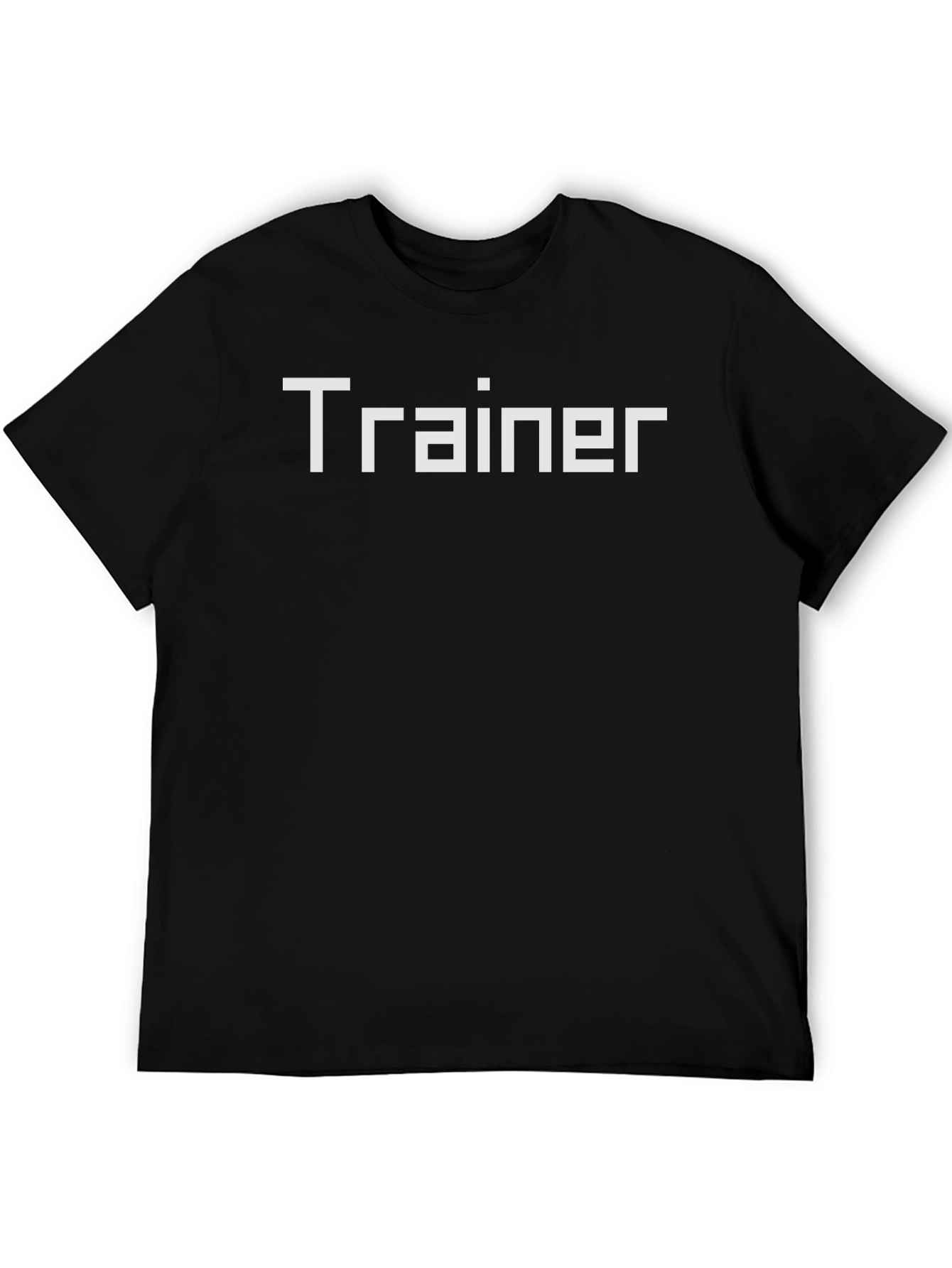 Trainer T-Shirt - Black Cotton Tee