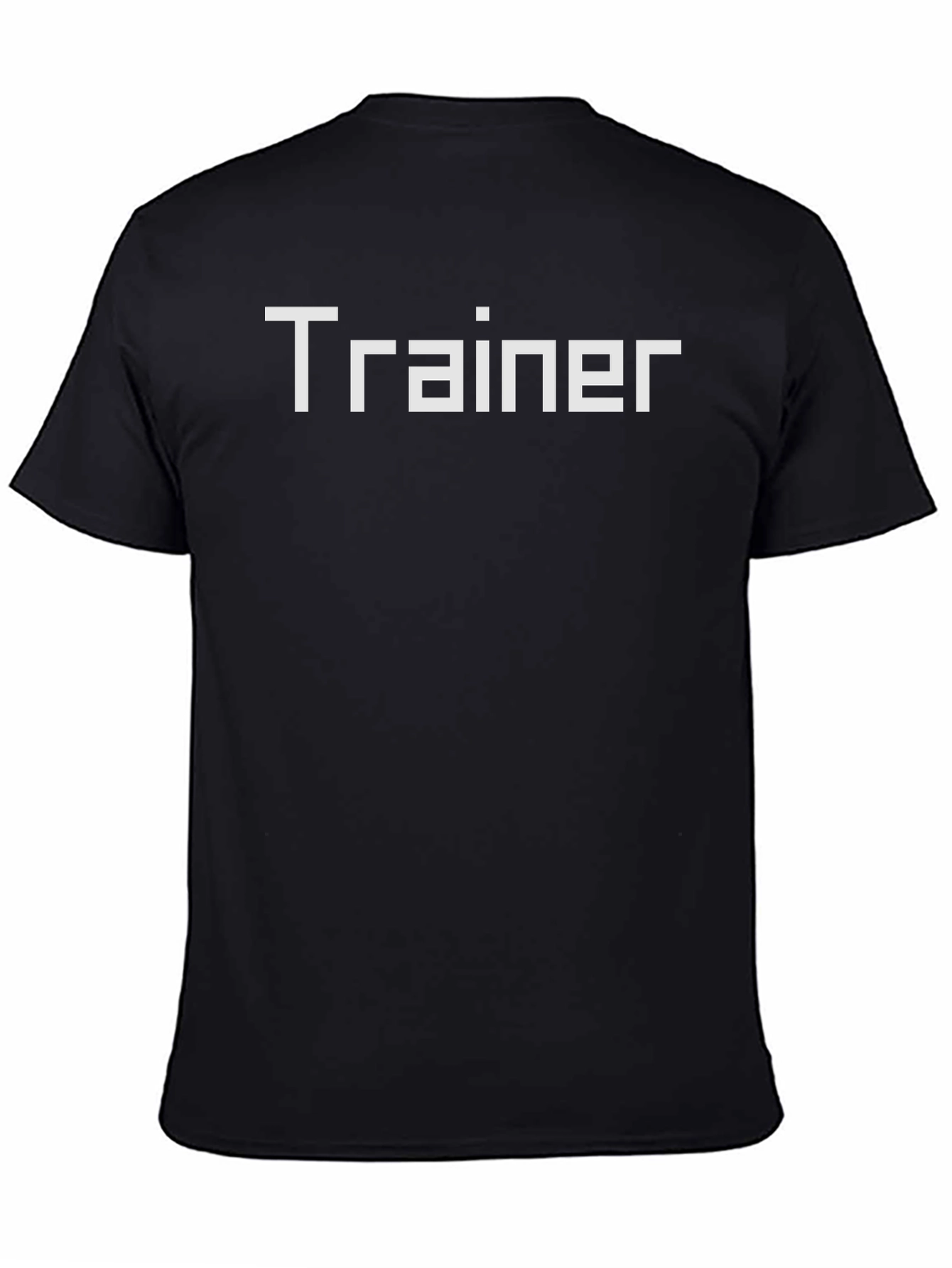 Trainer T-Shirt - Black Cotton Tee