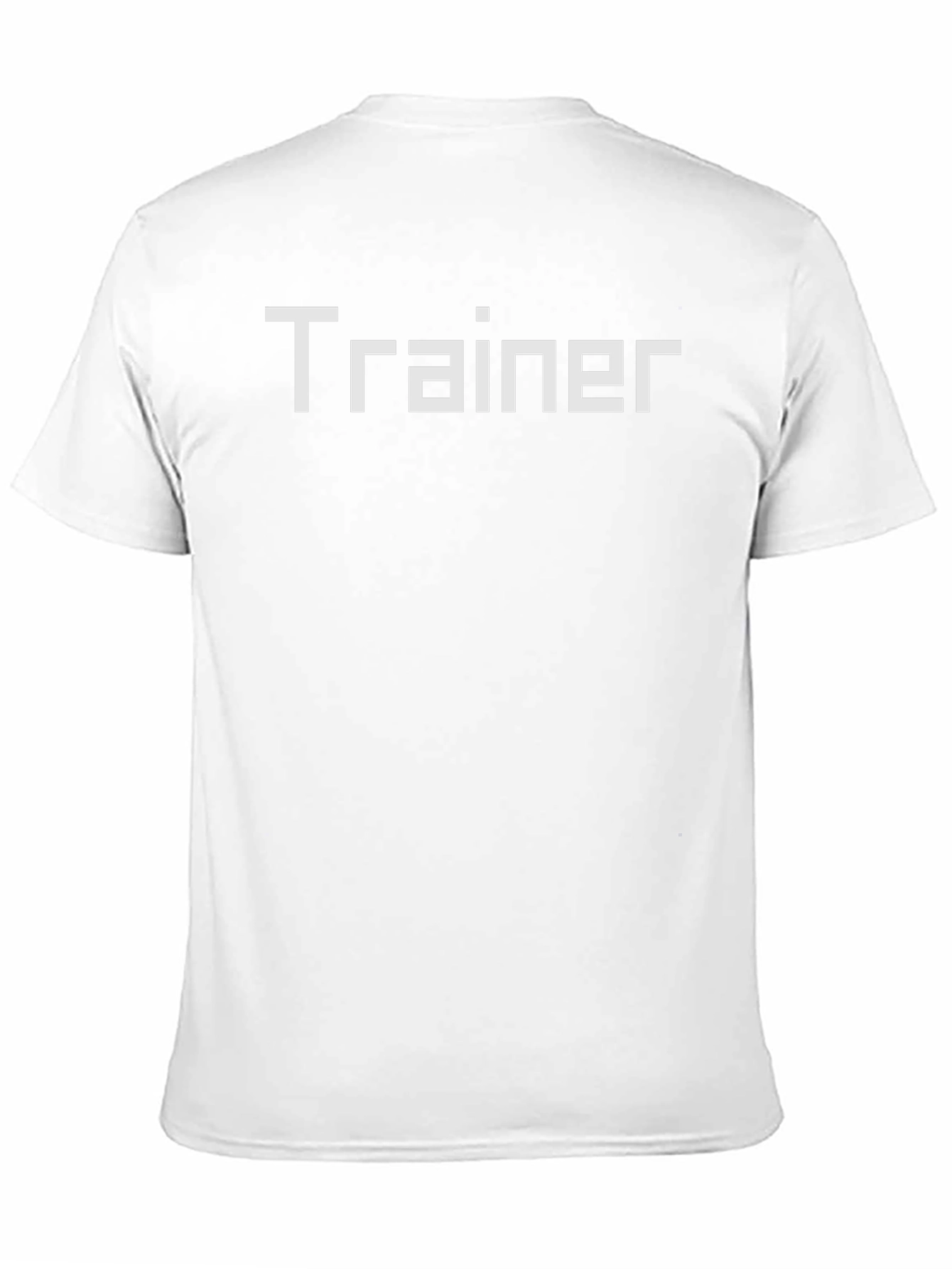Trainer T-Shirt - Black Cotton Tee