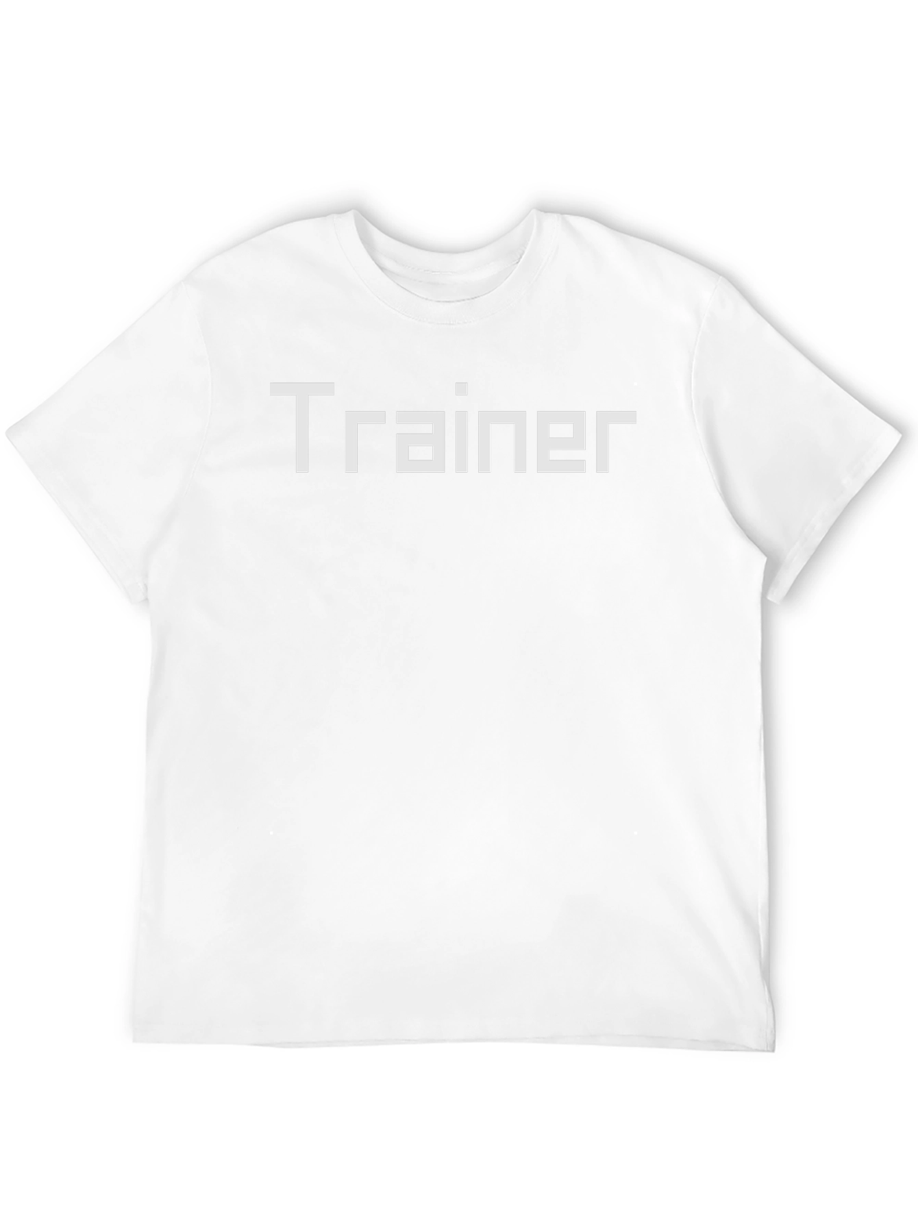 Trainer T-Shirt - Black Cotton Tee