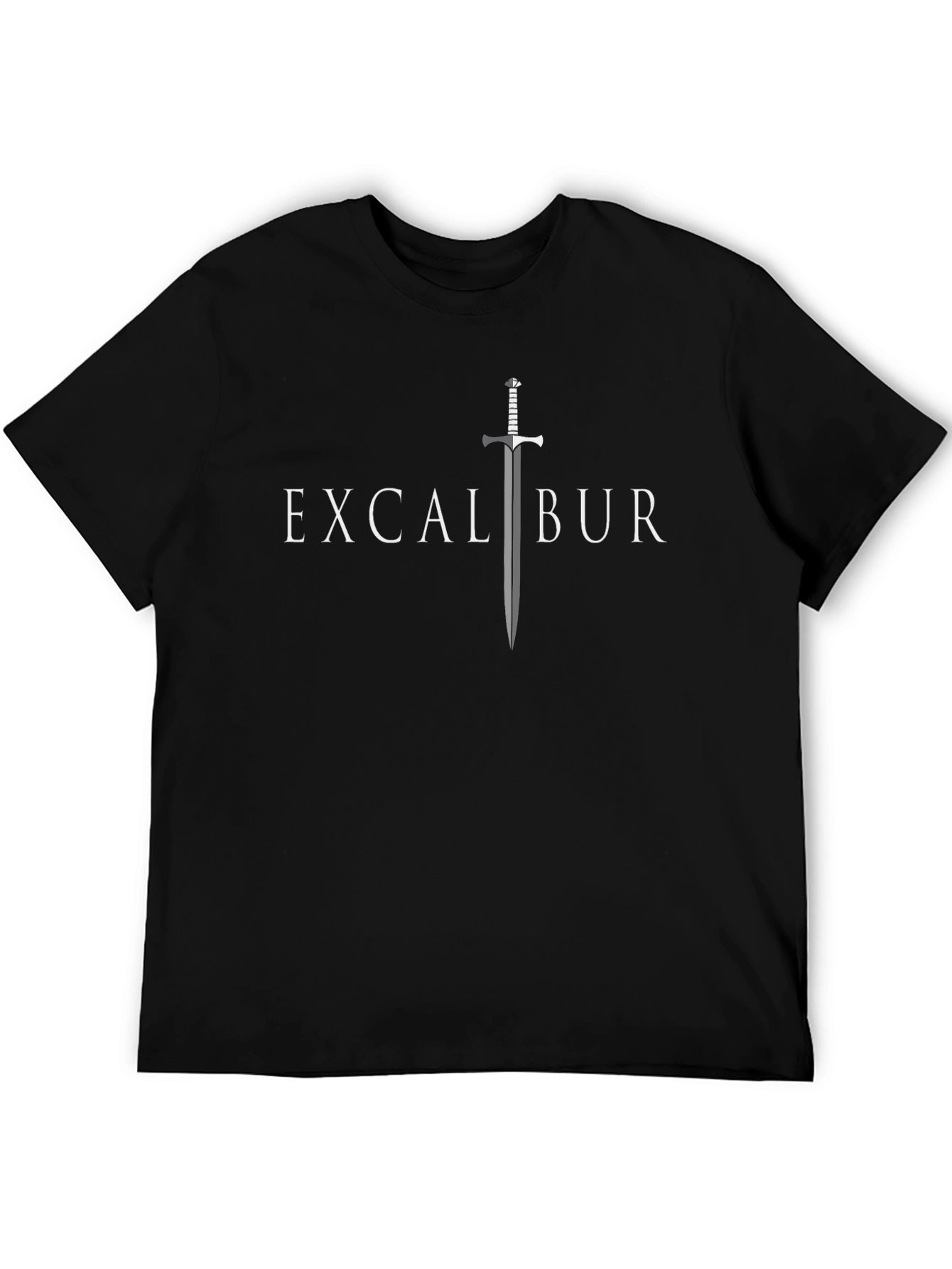 Excalibur Sword Graphic Tee - Black