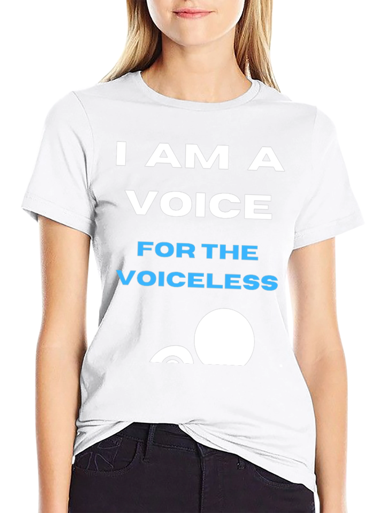 Voice for the Voiceless Graphic Tee - Black