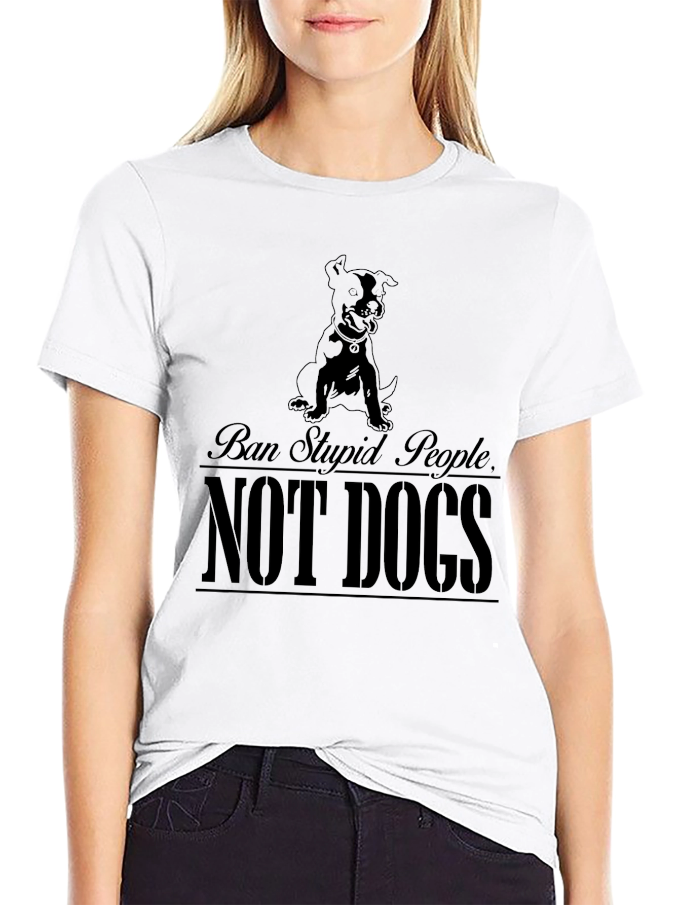 Ban Stupid People Not Dogs T-Shirt