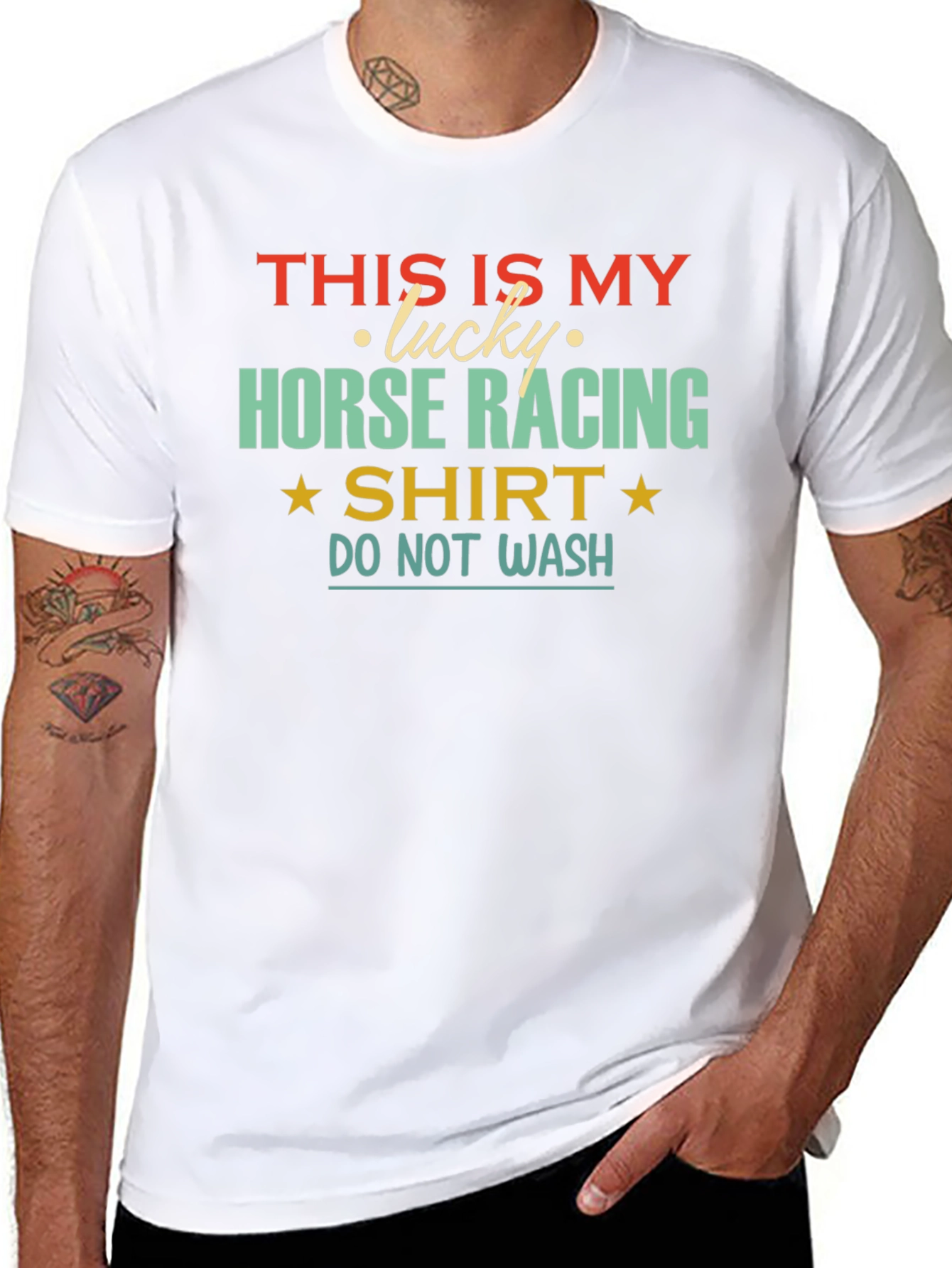 Lucky Horse Racing T-Shirt - Do Not Wash!