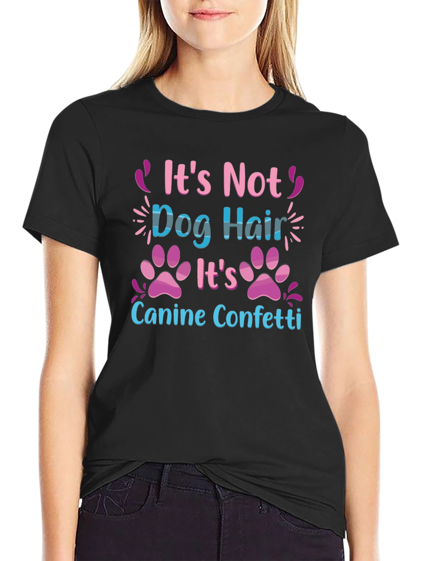 Dog Hair Canine Confetti T-Shirt