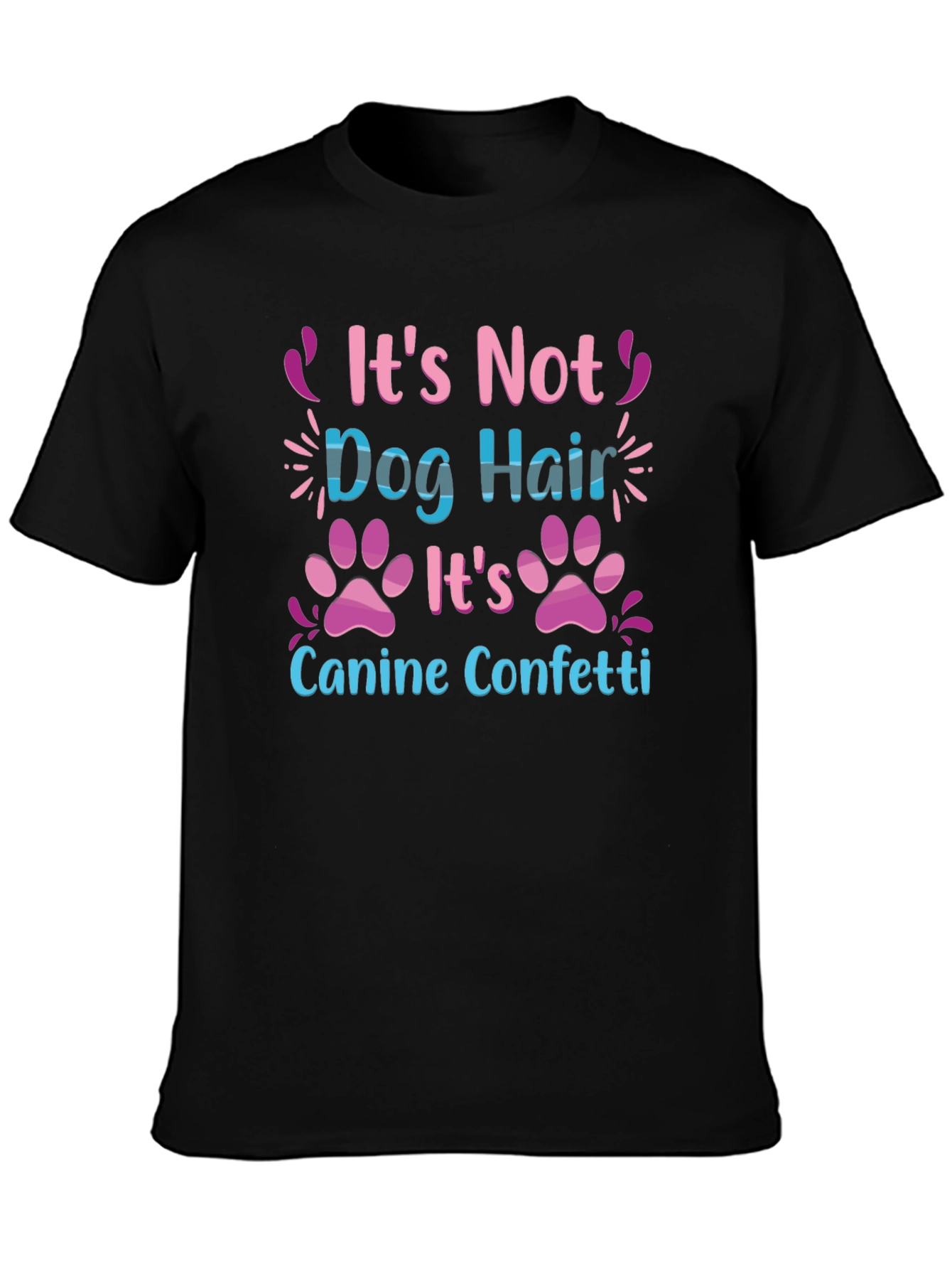 Dog Hair Canine Confetti T-Shirt