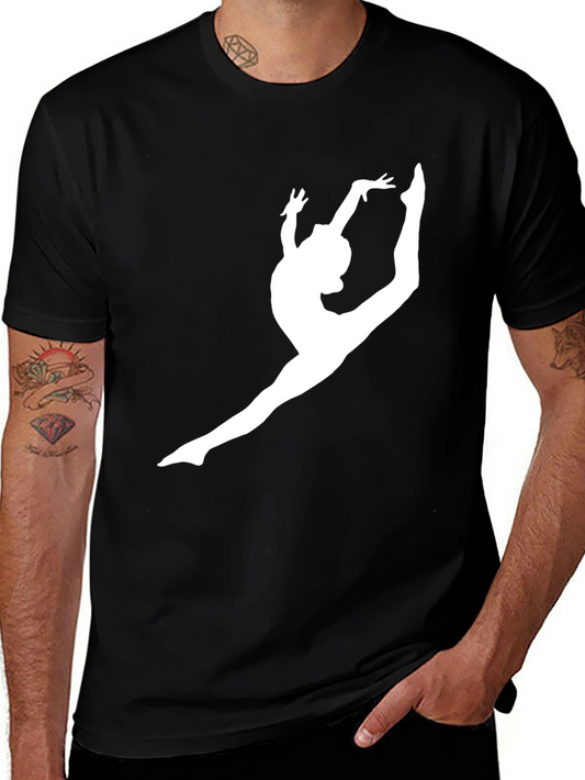 Gymnastics Silhouette Black Tee