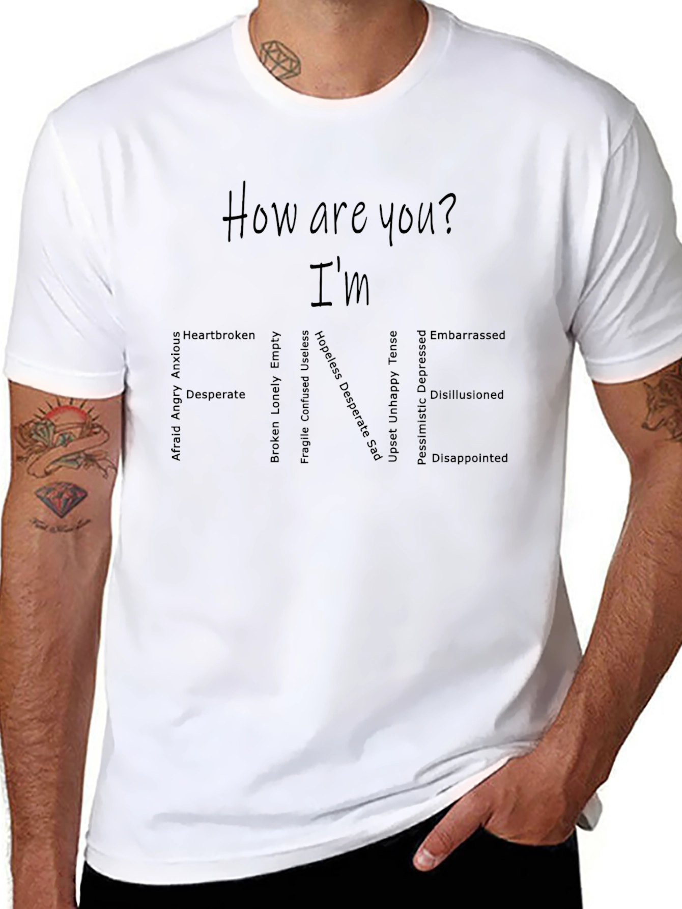 Im Fine T-Shirt - Express Yourself!