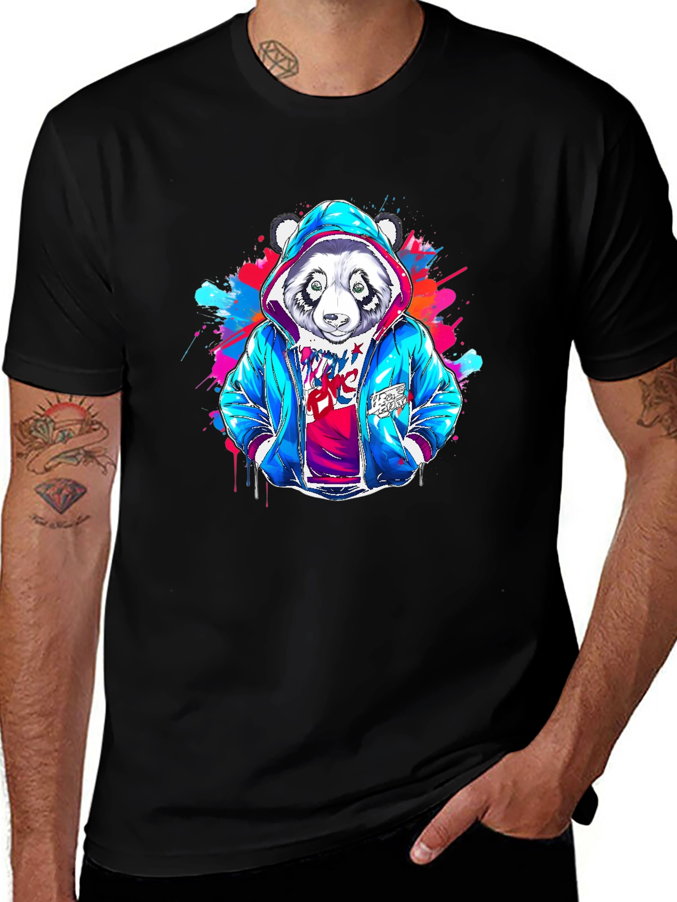 Cool Panda Graphic Tee