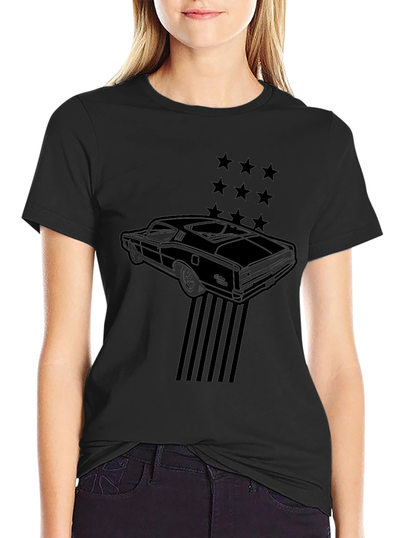 Retro Muscle Car T-Shirt - Classic Automotive Tee