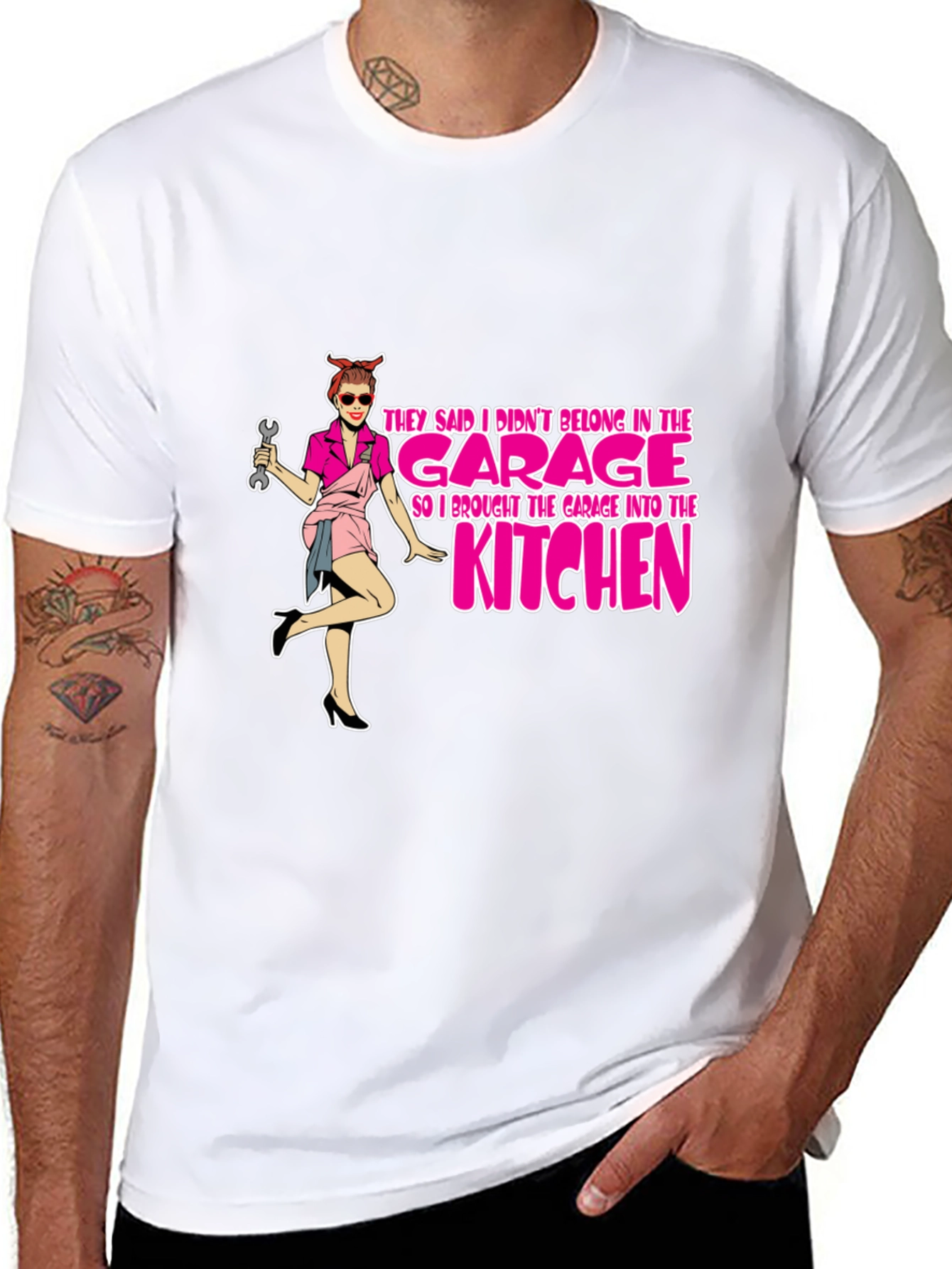 Garage to Kitchen Black T-Shirt