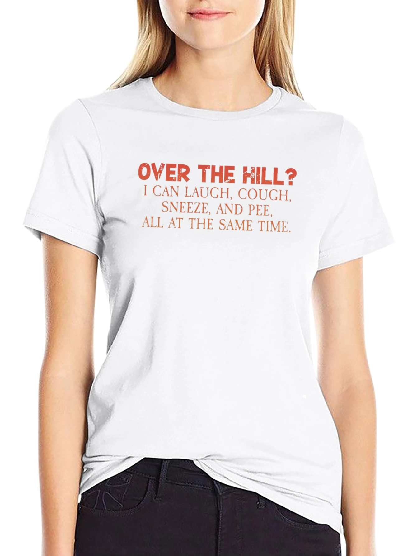 Funny Over the Hill Graphic T-Shirt