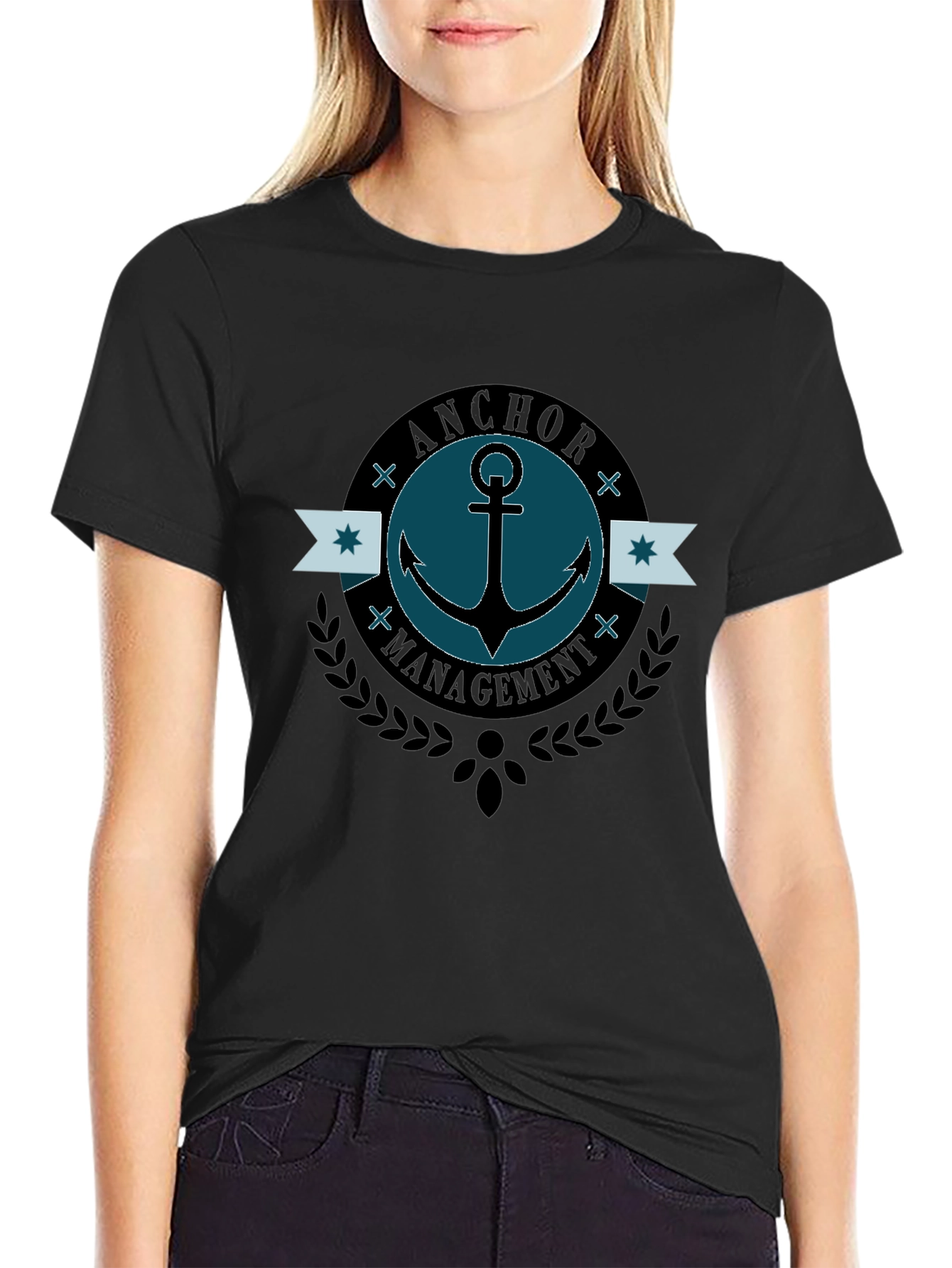 Anchor Management T-Shirt - Stylish Graphic Tee
