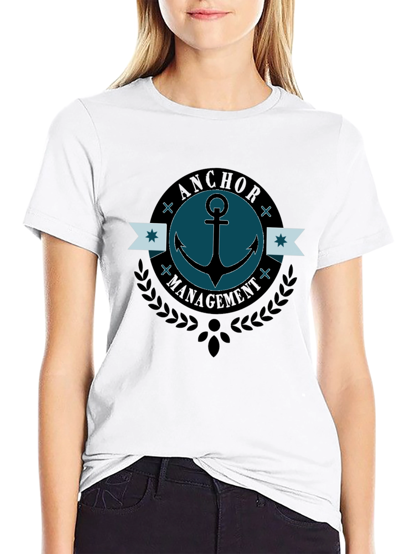 Anchor Management T-Shirt - Stylish Graphic Tee
