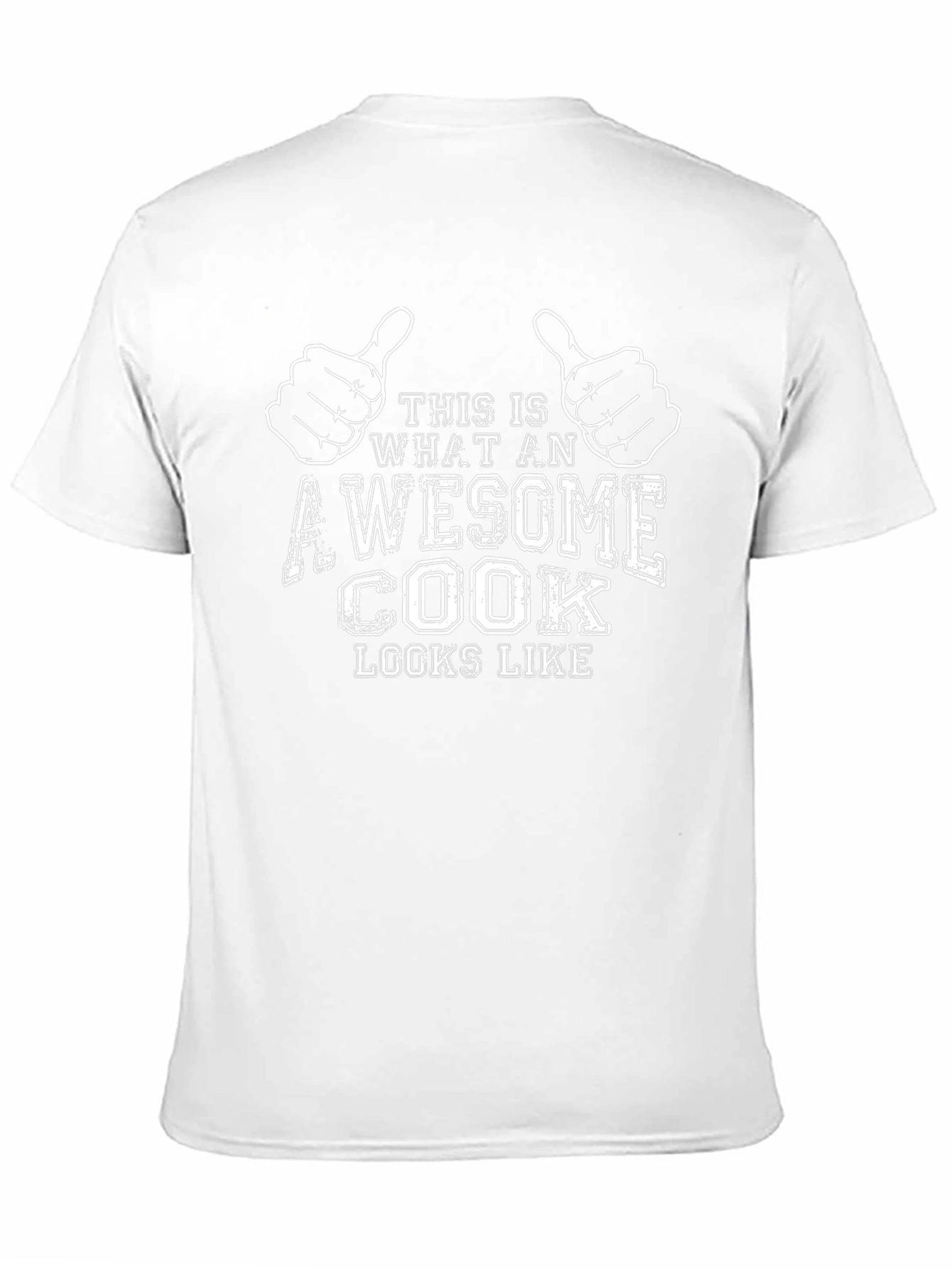 Awesome Cook T-Shirt - Black Graphic Tee