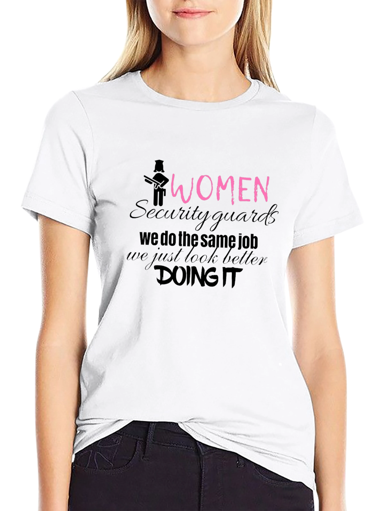 Women Security Guard T-Shirt