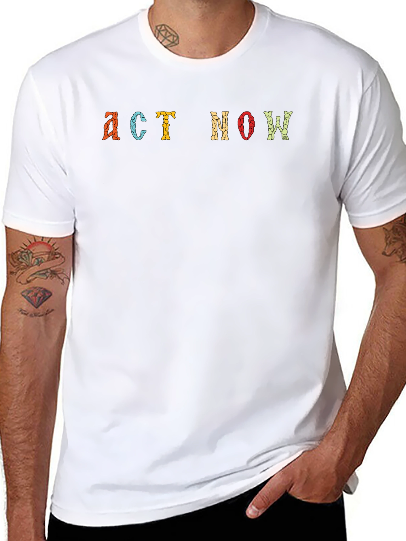 Act Now Graphic Tee - Bold Statement T-Shirt