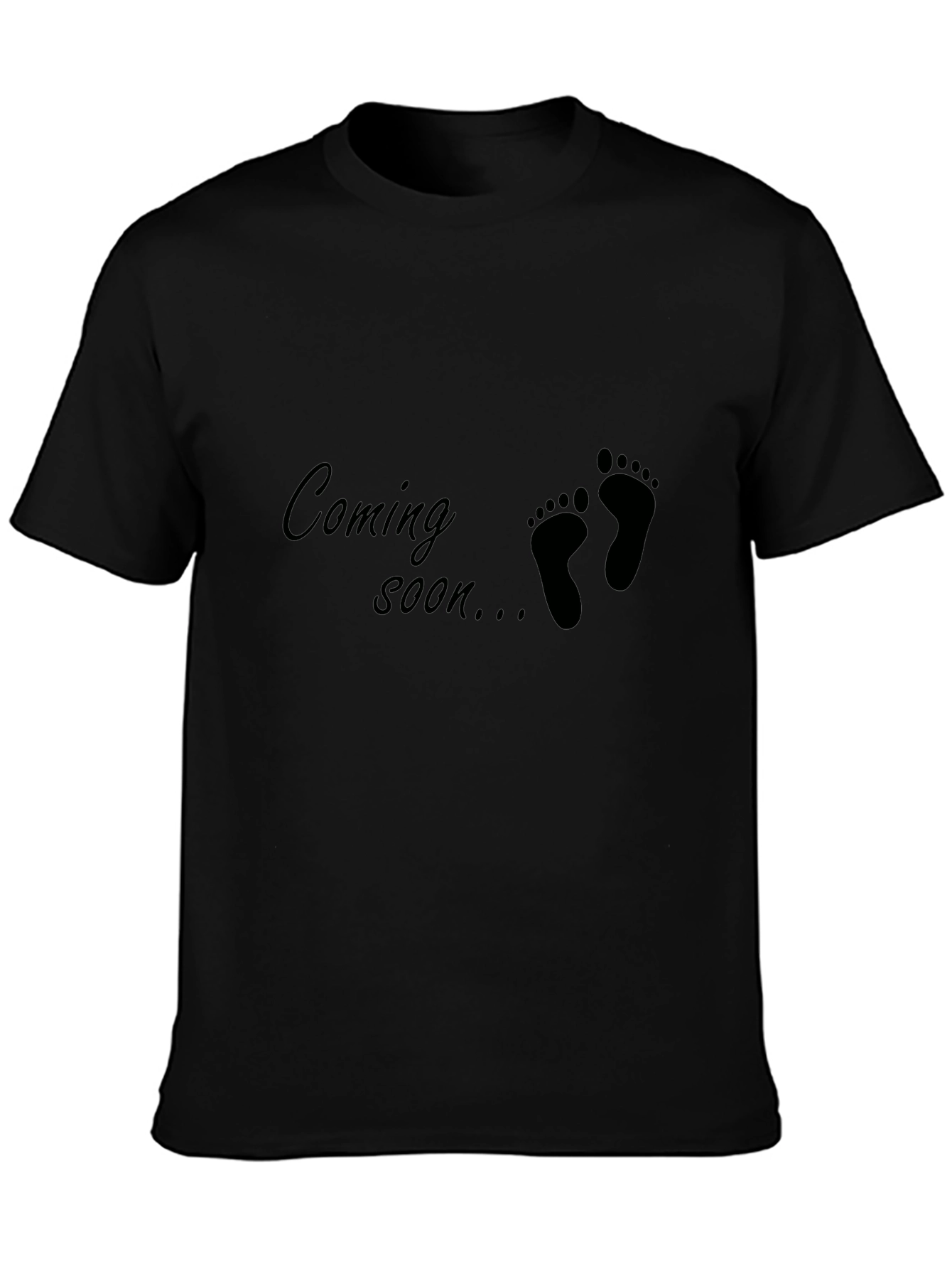 Coming Soon Baby Feet Graphic Tee - Unisex