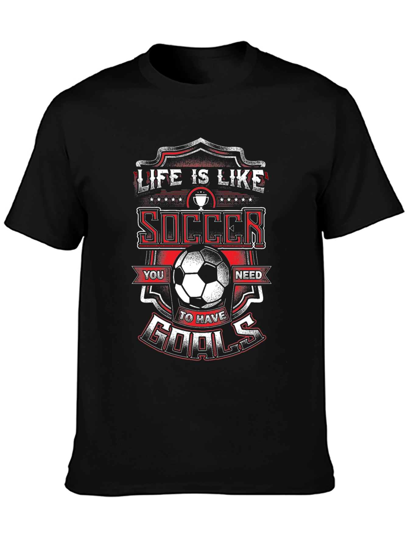 Life is Like Soccer Graphic Tee