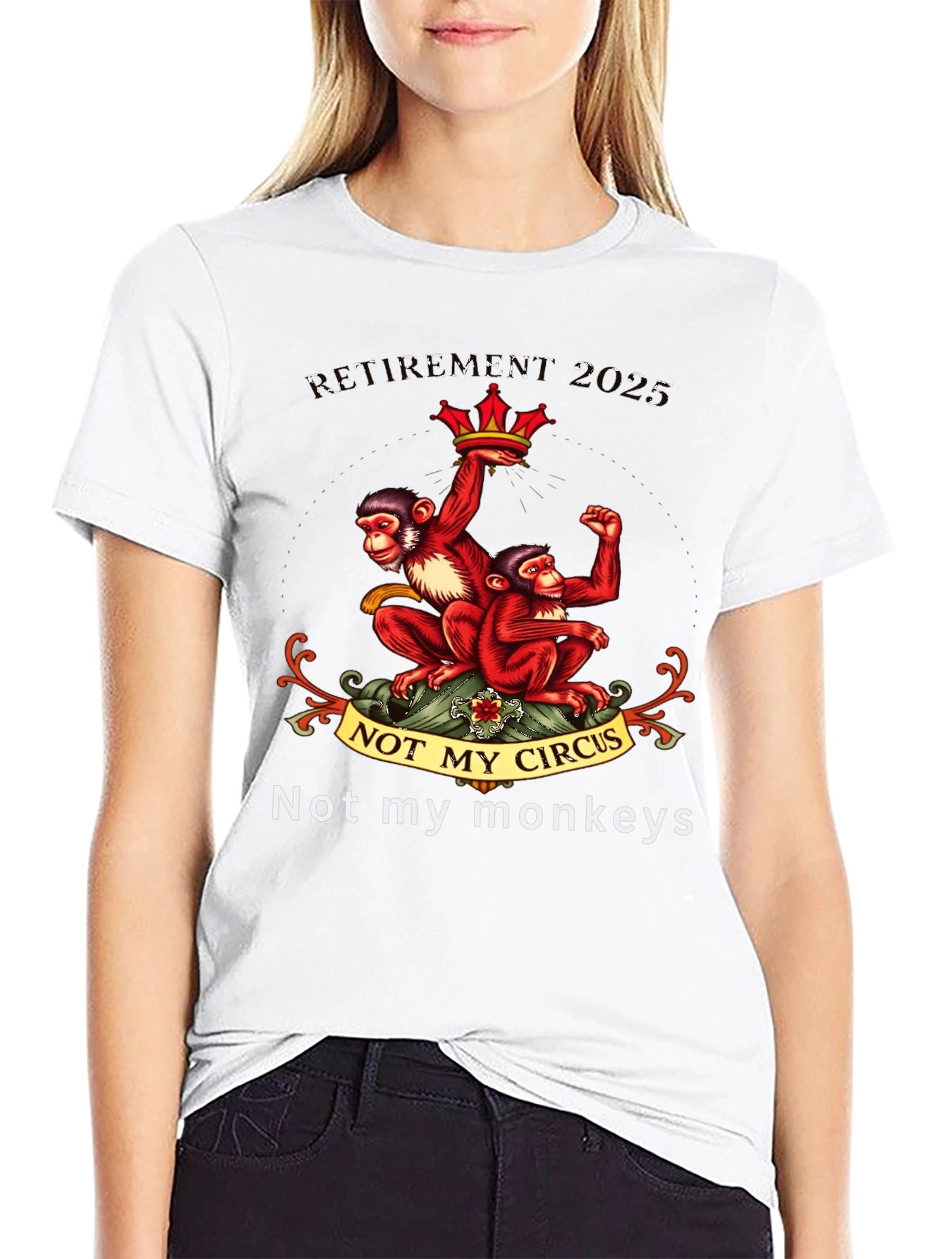 Not My Circus Not My Monkeys Graphic Tee