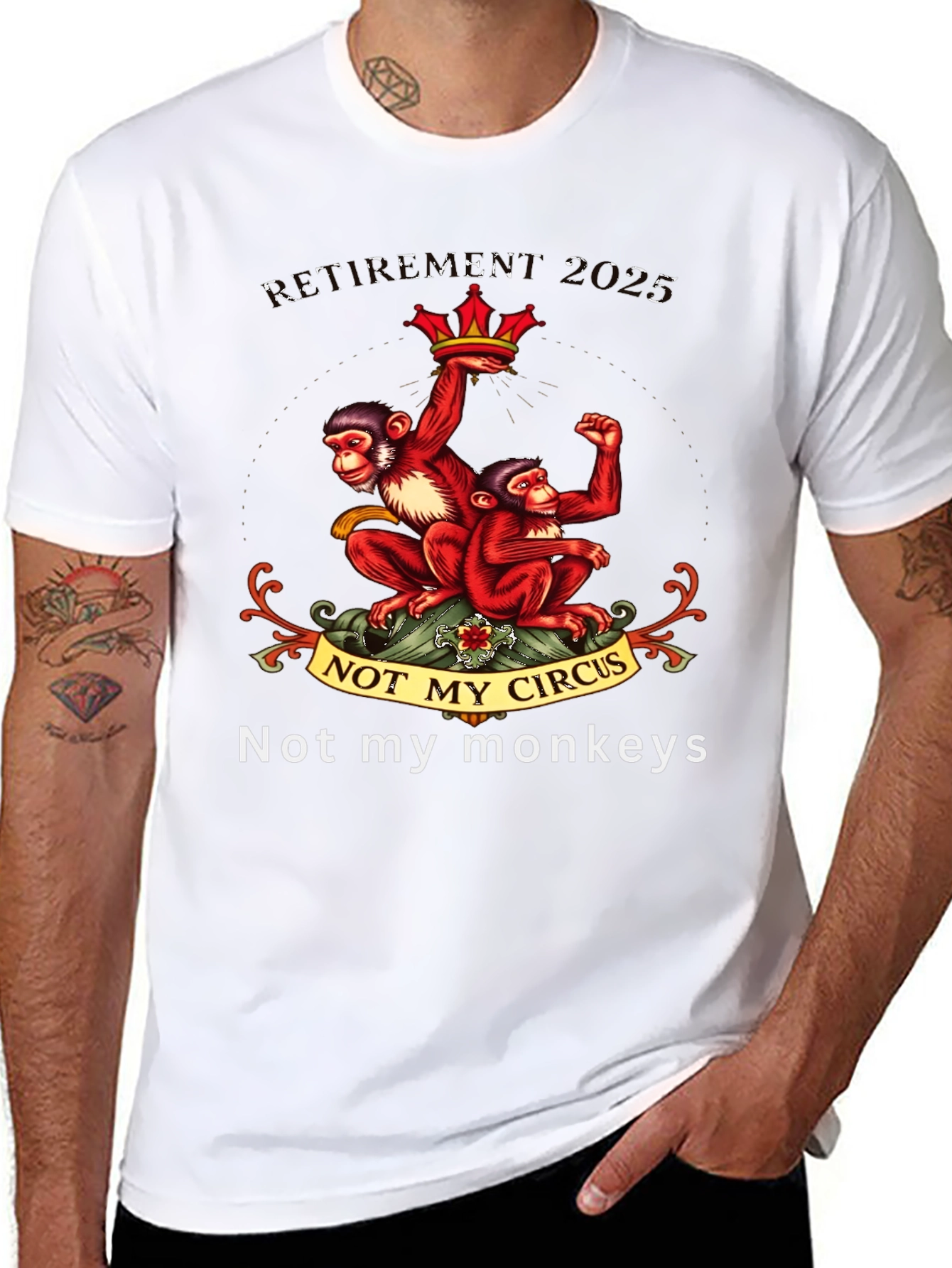 Not My Circus Not My Monkeys Graphic Tee