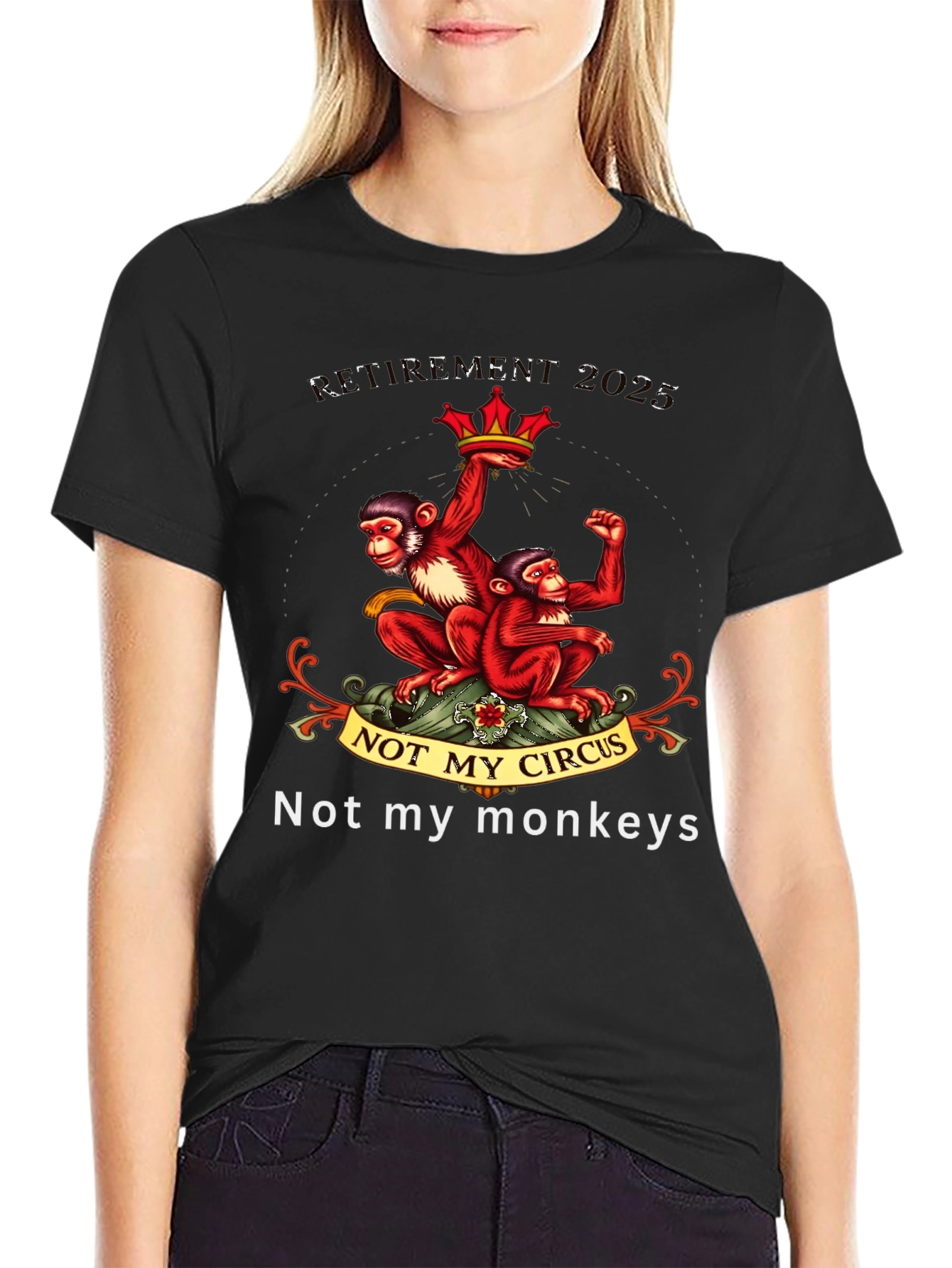 Not My Circus Not My Monkeys Graphic Tee