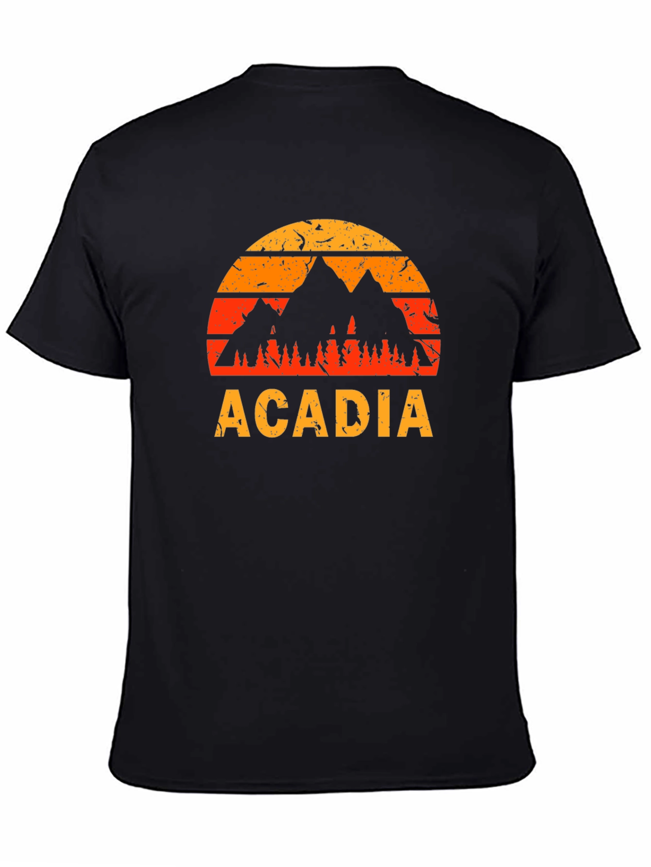 Acadia Mountain Sunset Graphic T-Shirt