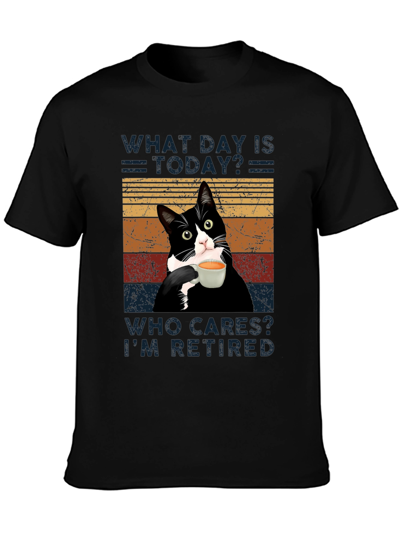 Funny Retired Cat T-Shirt