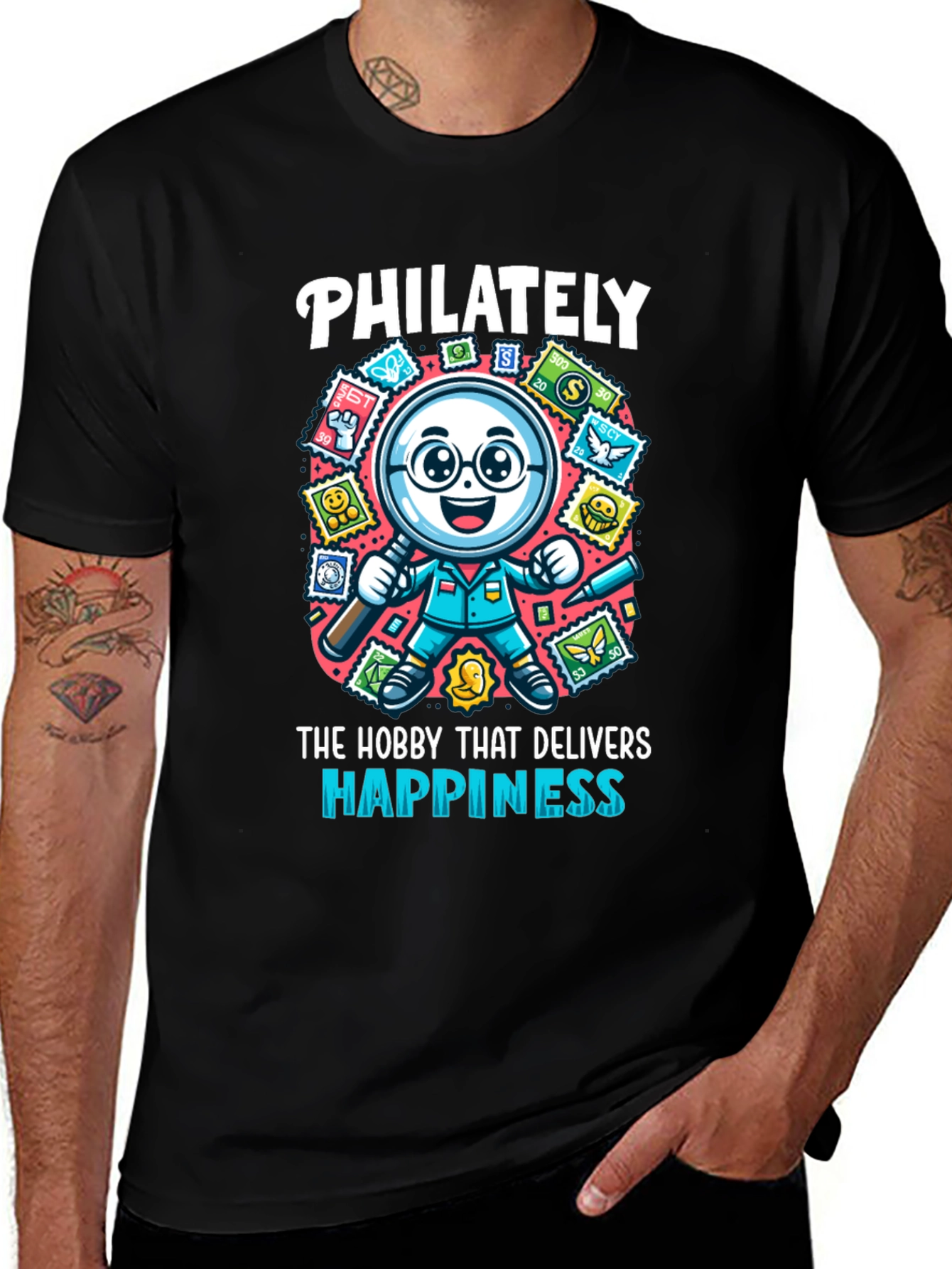 Philately Hobby T-Shirt - Stamp Collecting Apparel