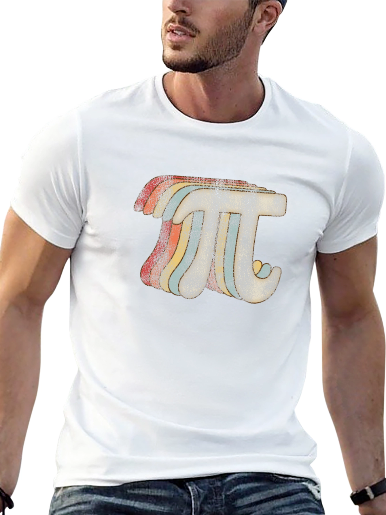 Retro Pi Symbol T-Shirt