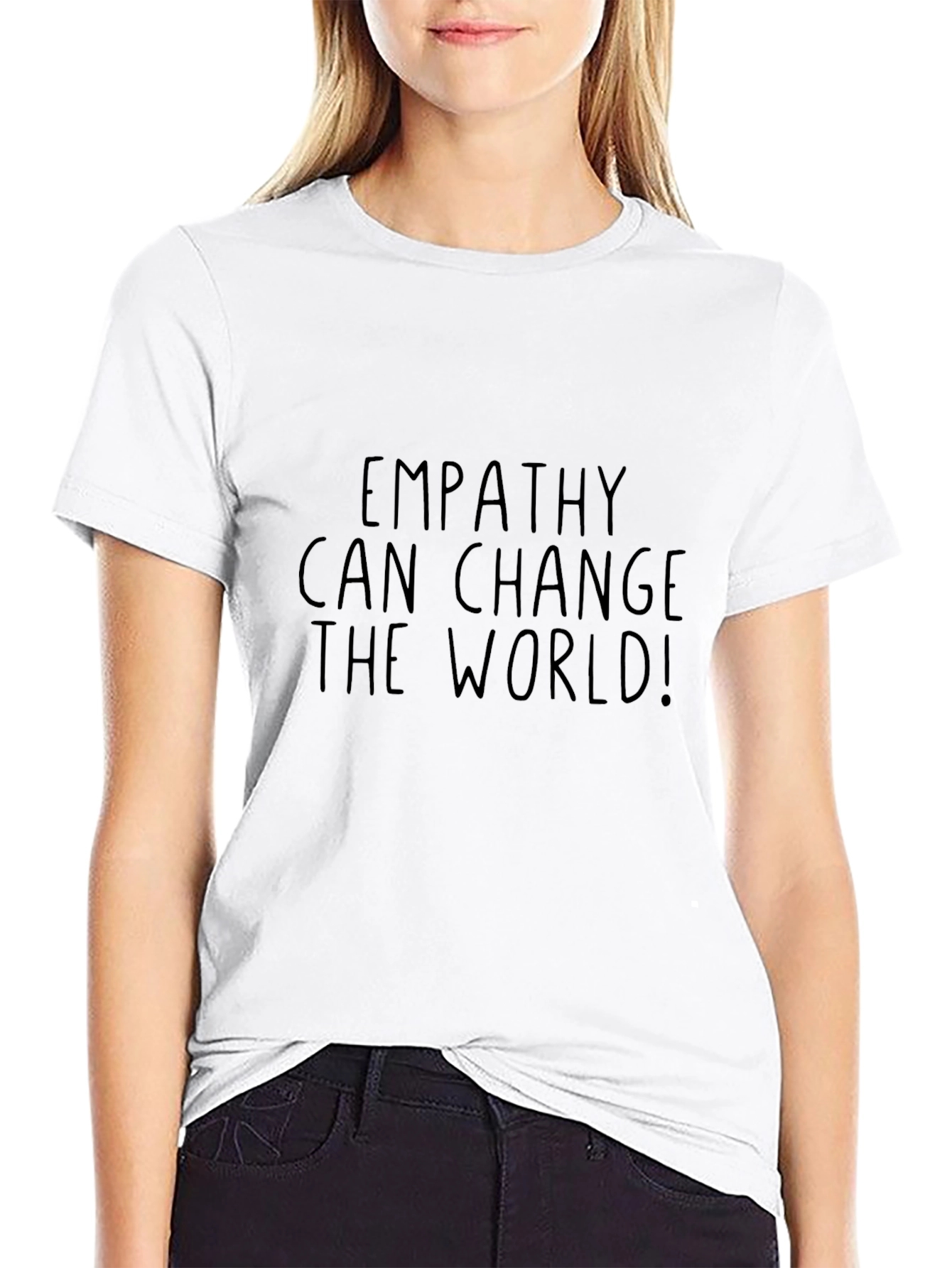 Empathy Can Change the World Black T-Shirt