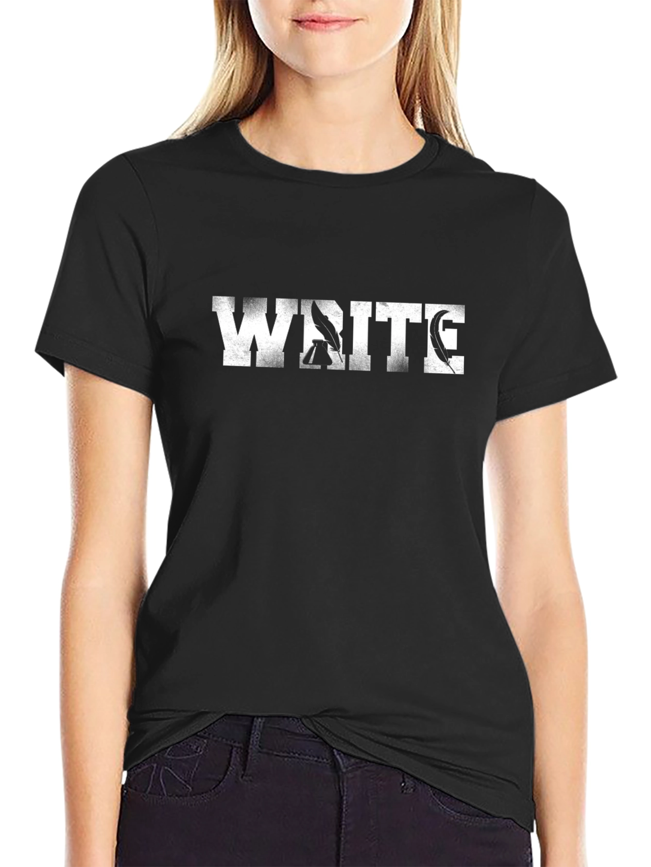 Write T-Shirt - Black Graphic Tee