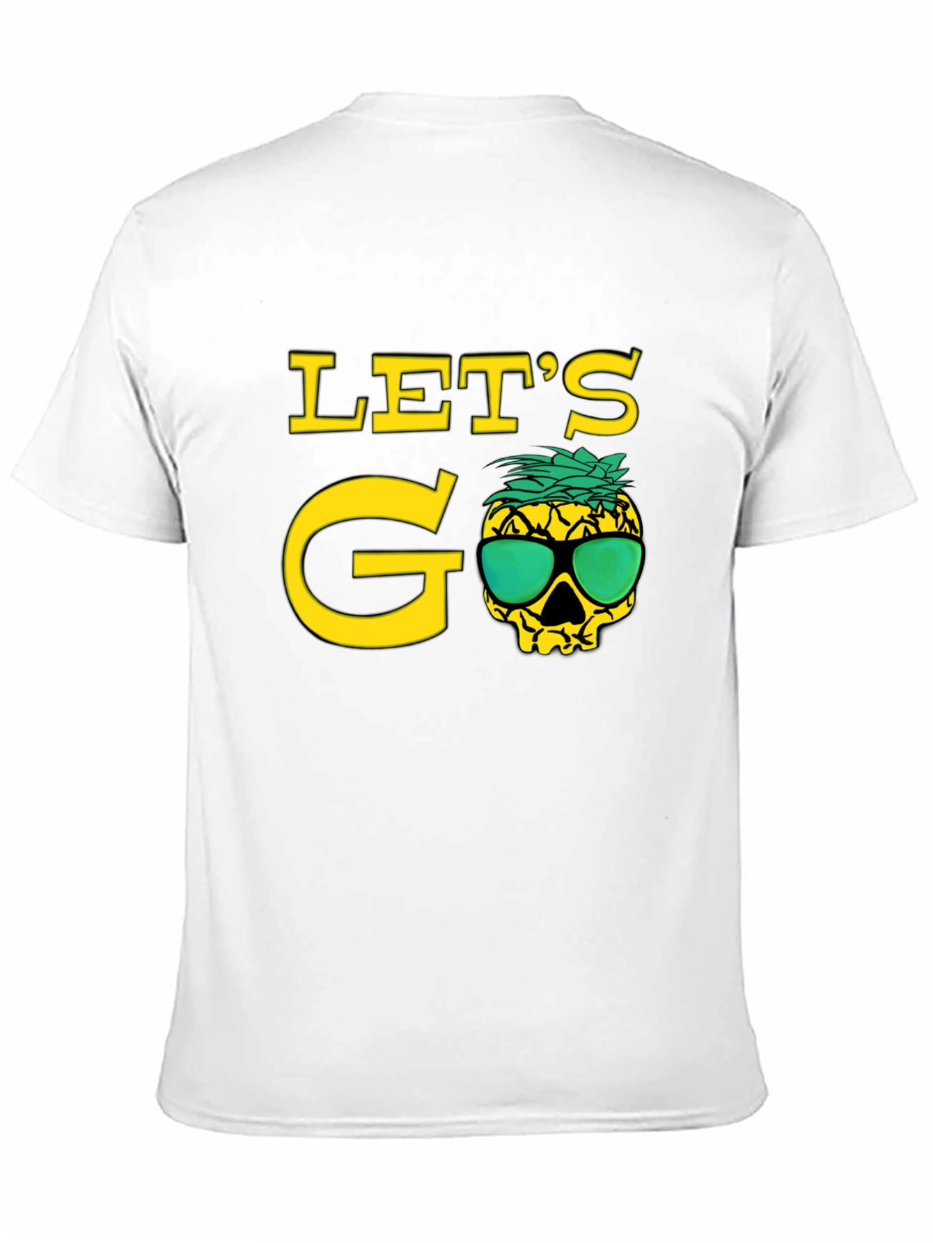 Lets Go Pineapple Skull T-Shirt