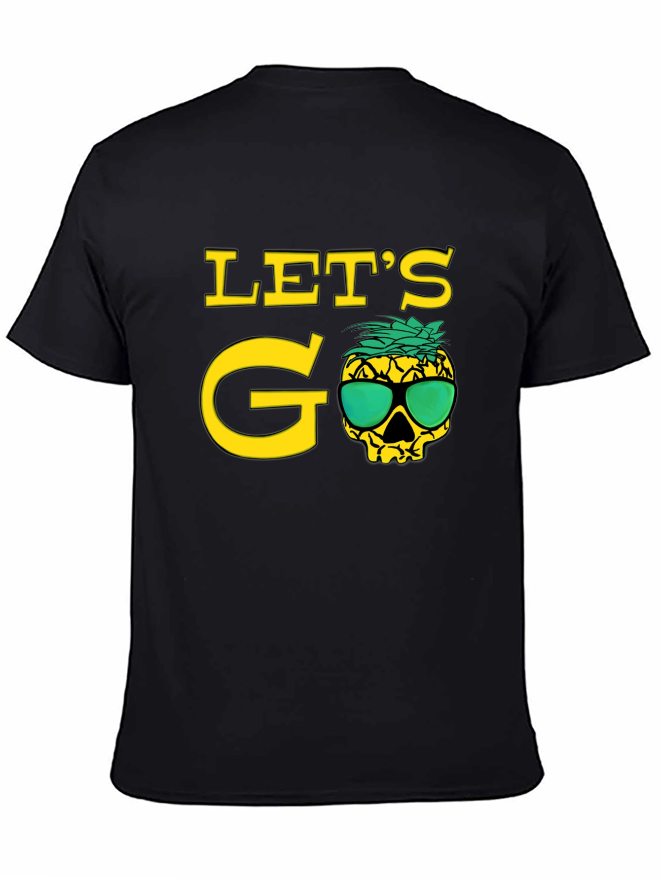 Lets Go Pineapple Skull T-Shirt