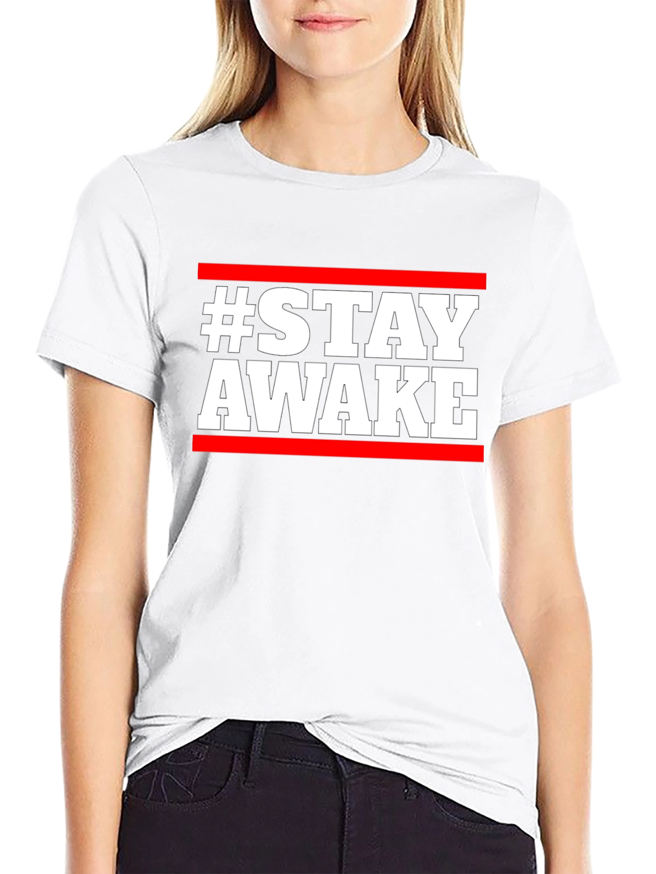 Stay Awake T-Shirt - Bold Graphic Tee