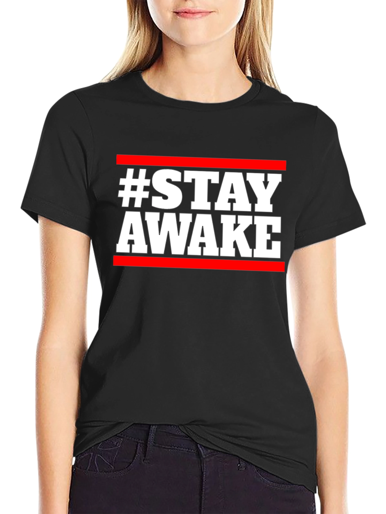 Stay Awake T-Shirt - Bold Graphic Tee