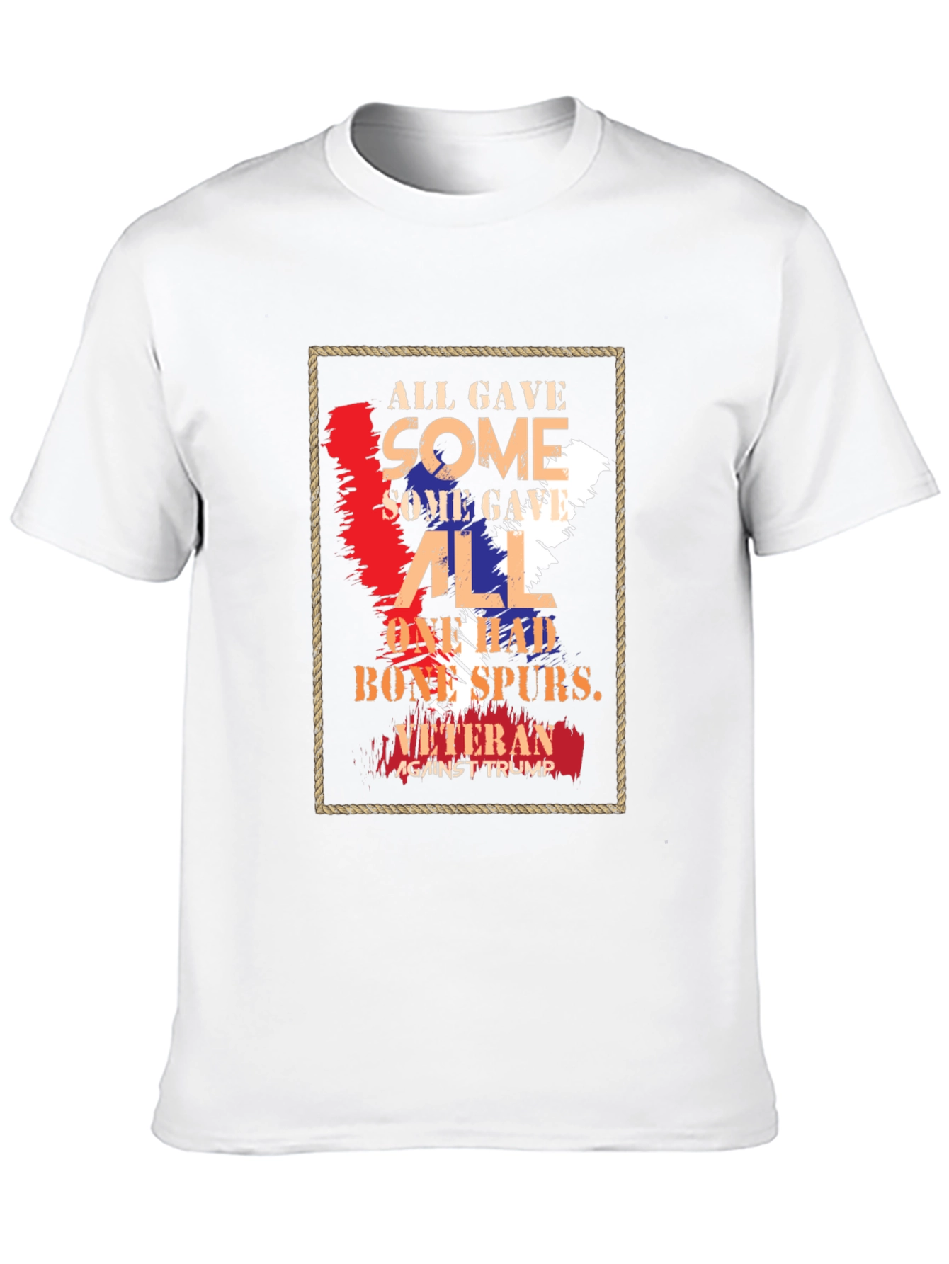 Veteran Against Trump Graphic T-Shirt