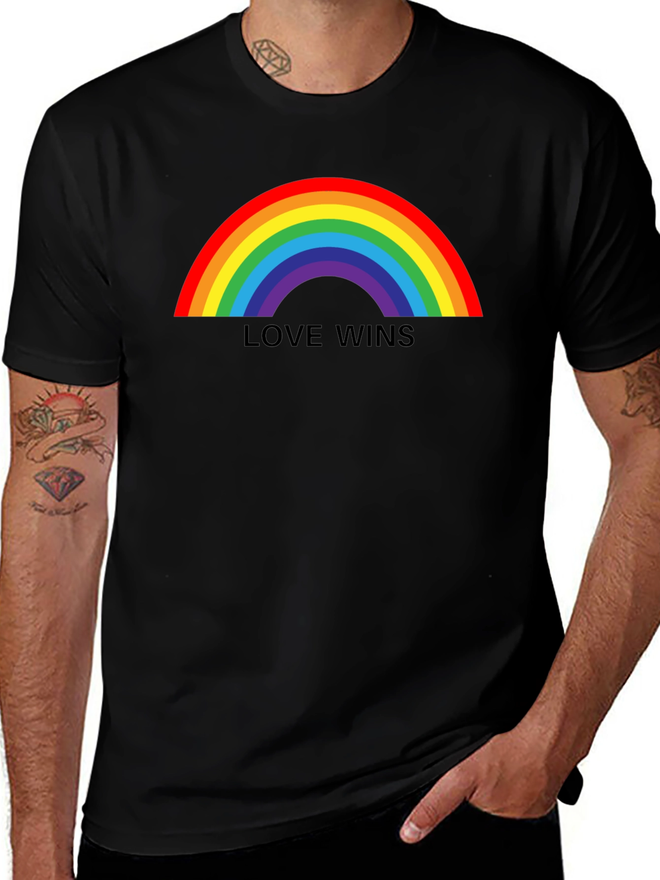 Love Wins Rainbow T-Shirt - Pride LGBTQ+ Apparel