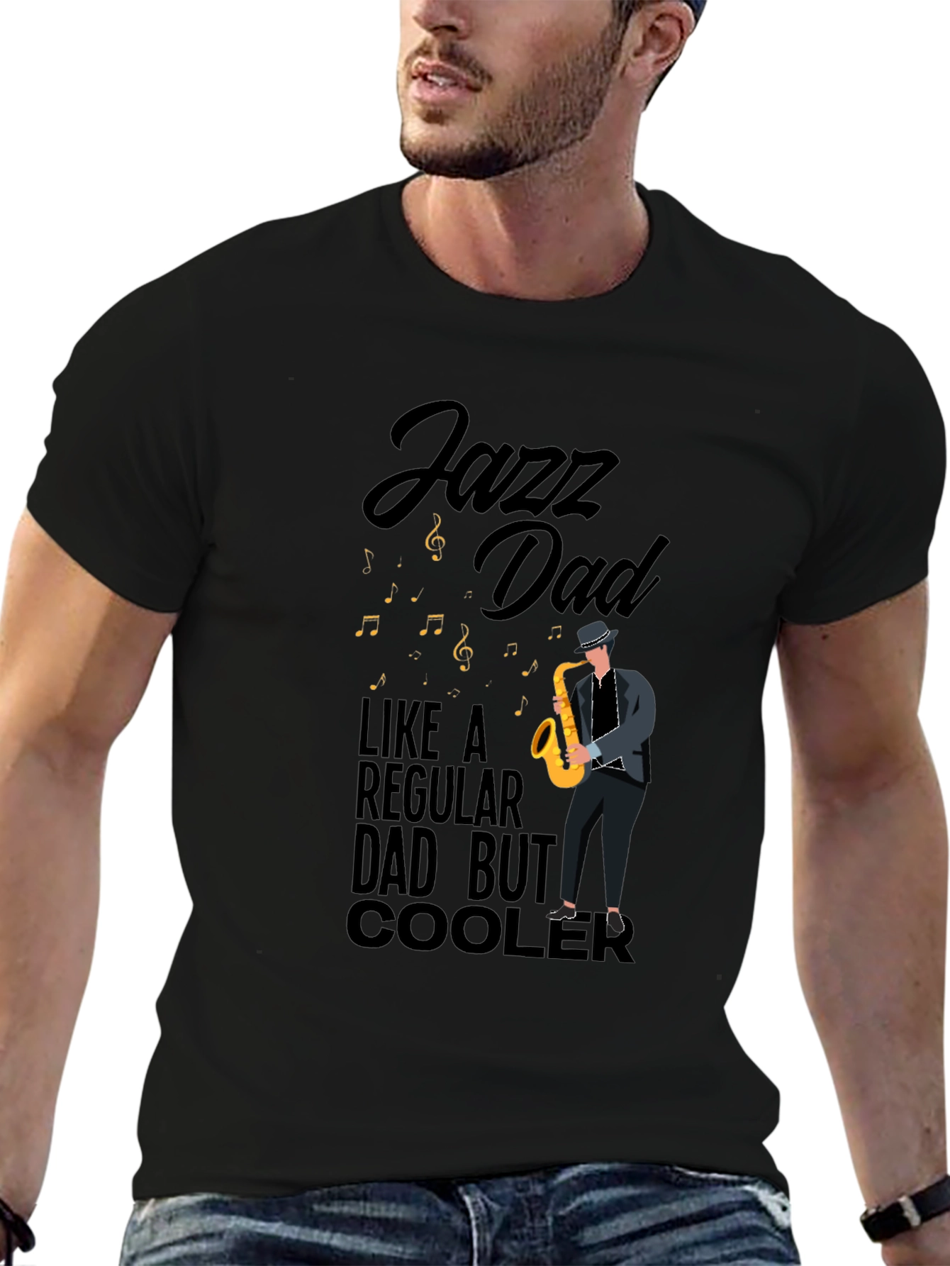 Jazz Dad T-Shirt - Cool Fathers Day Gift