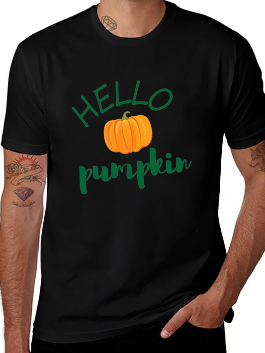 Hello Pumpkin Graphic Tee - Fall Vibes