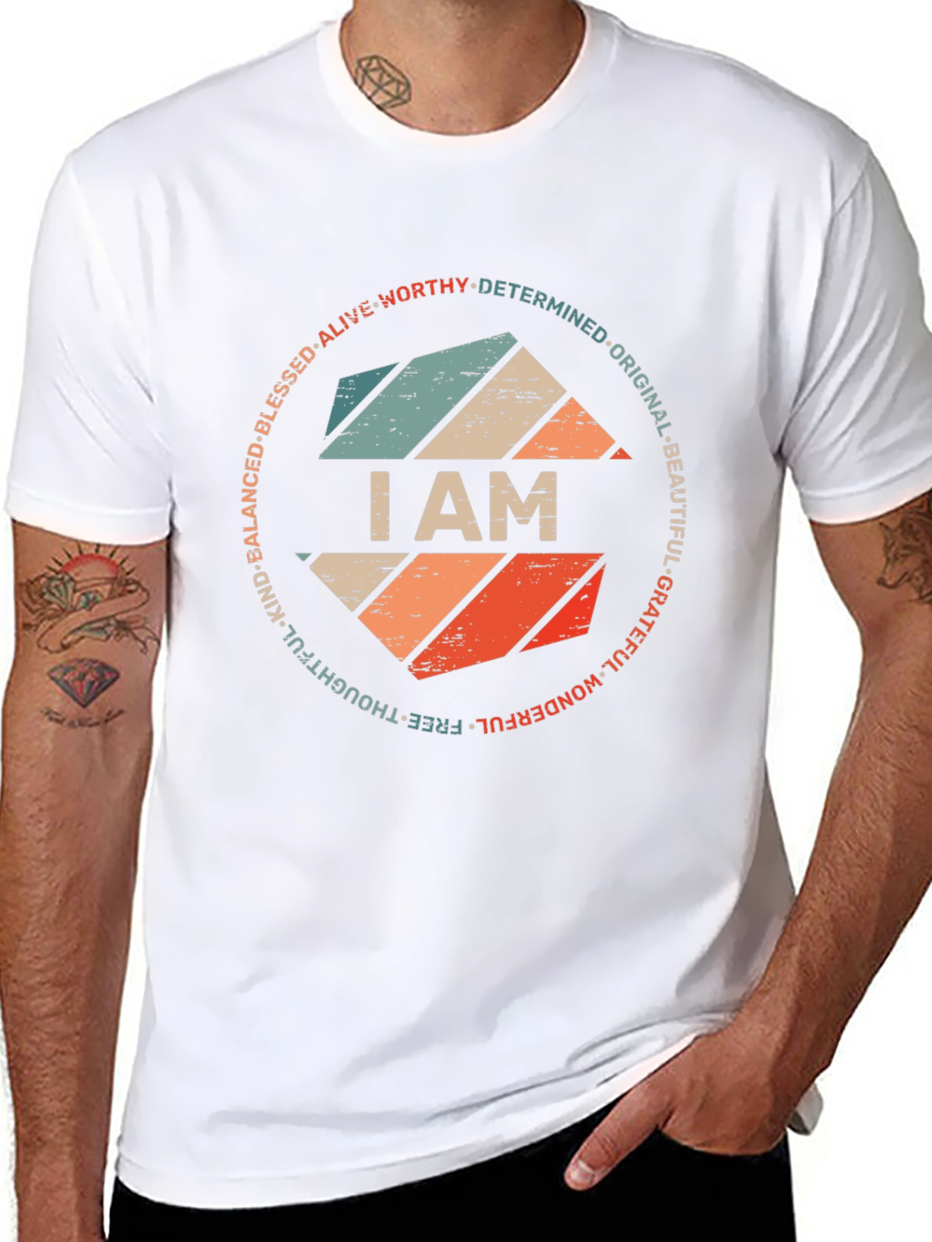 I AM - Positive Affirmations Graphic T-Shirt